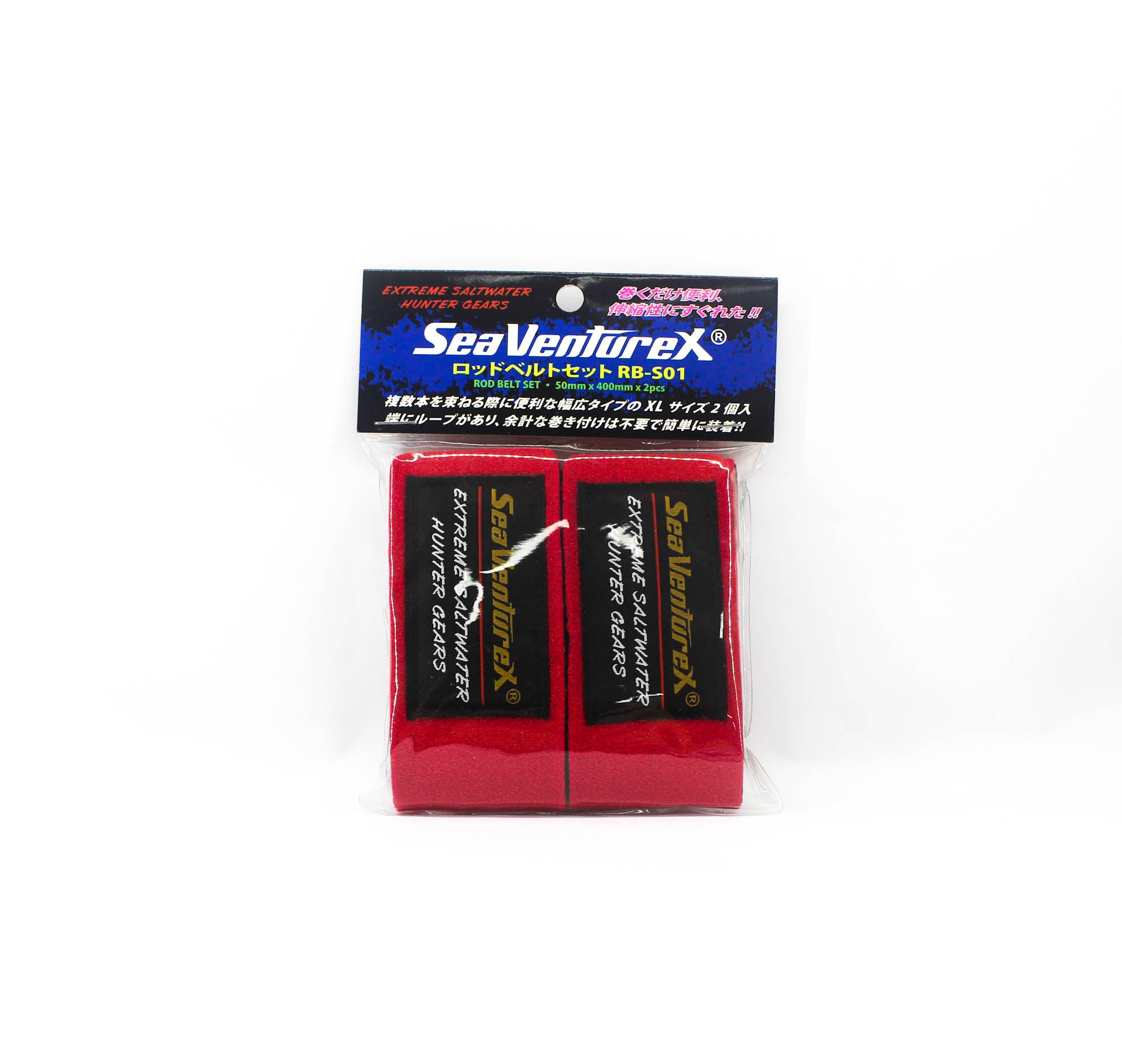Sea VentureX RB-S01 Rod Belt 2 Piece Size XL Red (0701)