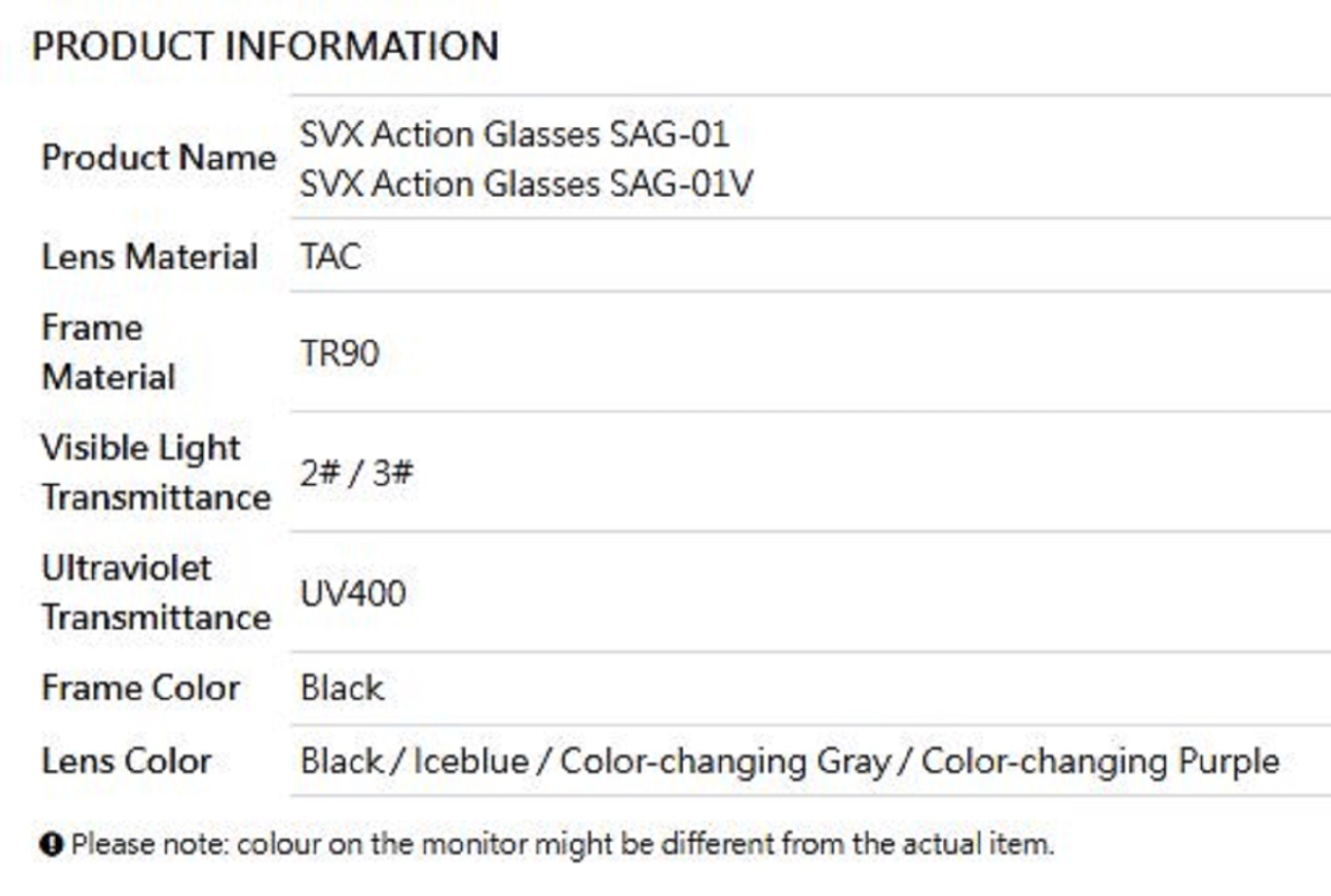 Sea VentureX SAG-01 Sunglasses Polarised Black (0724)