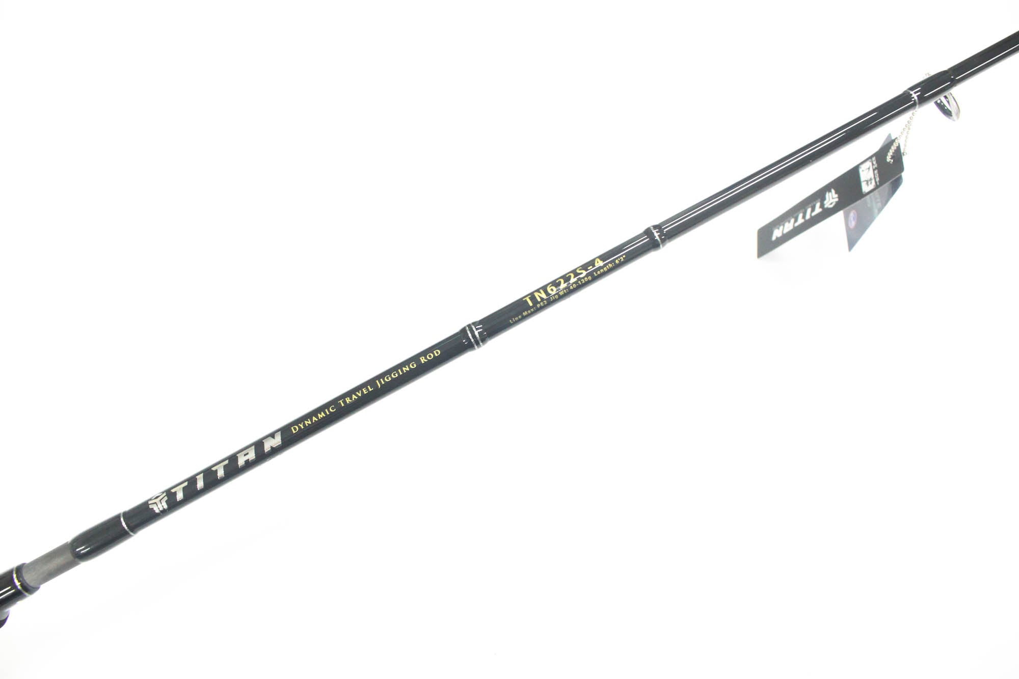 Iron Man Spinning Rod Titan Jigging TN622S-4 Piece Travel Rod (2040)