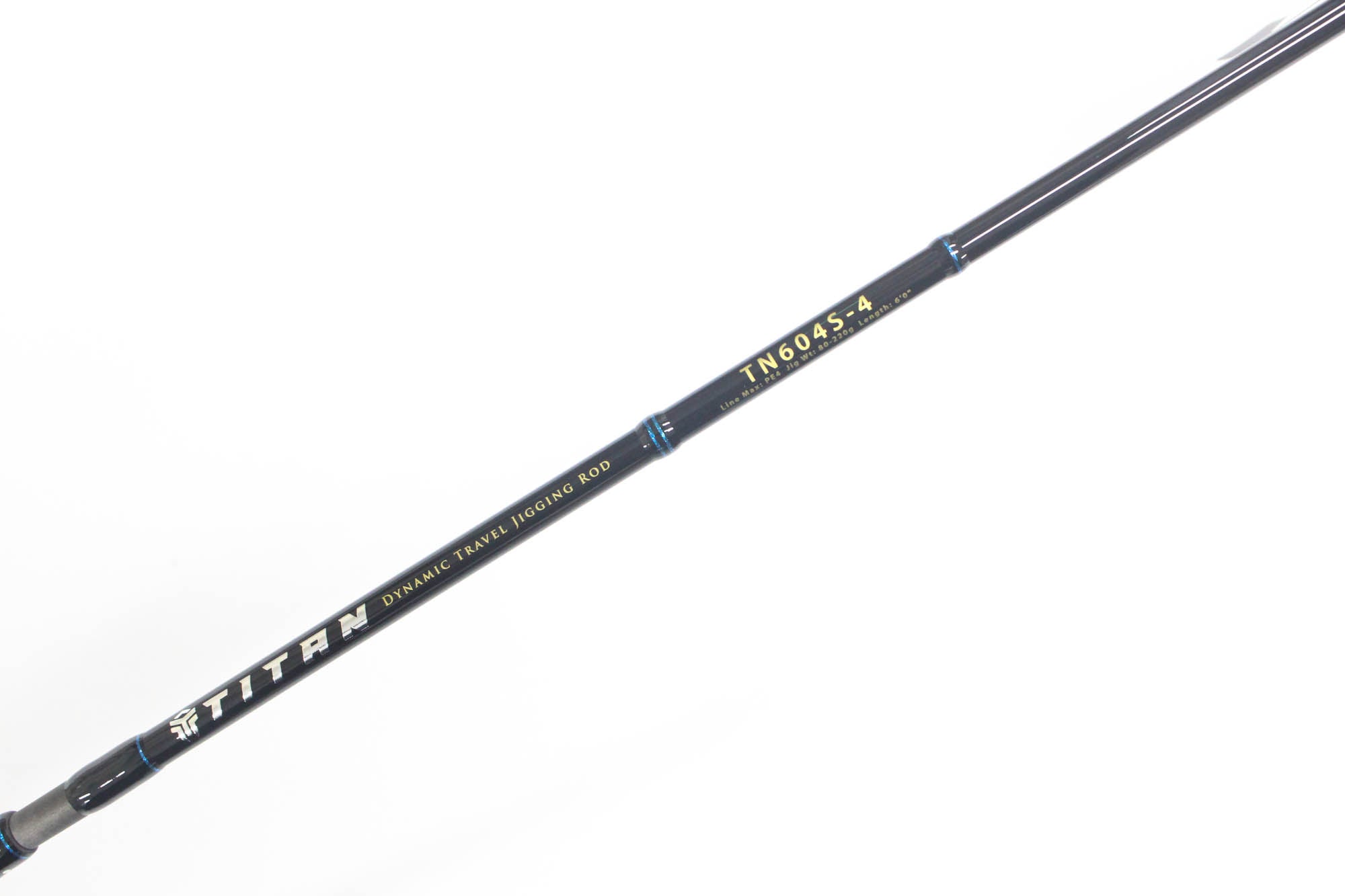 Iron Man Spinning Rod Titan Jigging TN604S-4 Piece Travel Rod (2042)