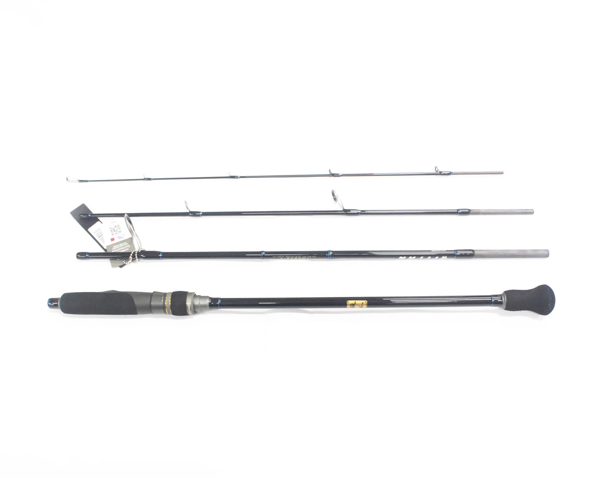 Iron Man Spinning Rod Titan Jigging TN604S-4 Piece Travel Rod (2042)