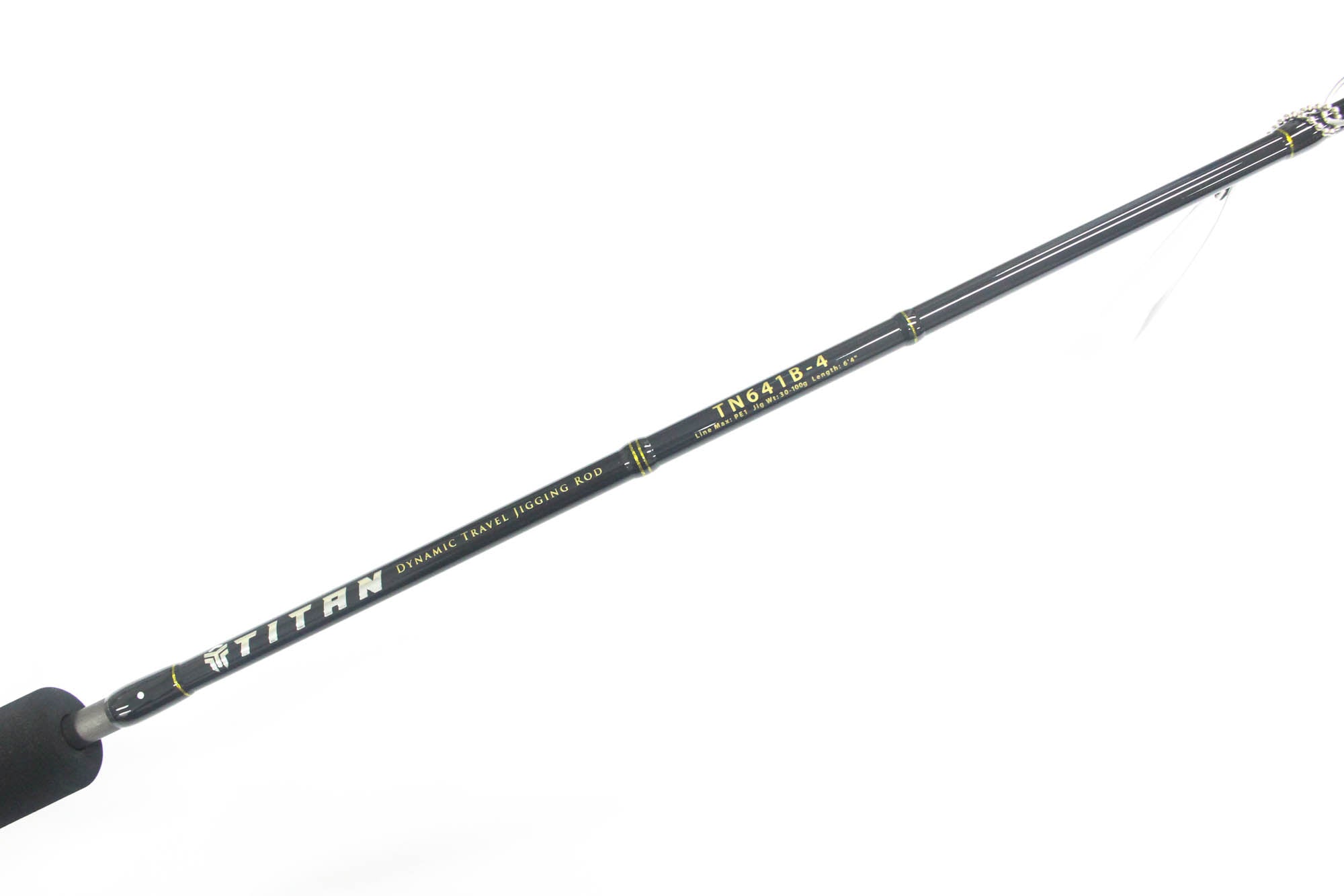 Iron Man Baitcast Rod Titan Jigging TN641B-4 Piece Travel Rod (2043)