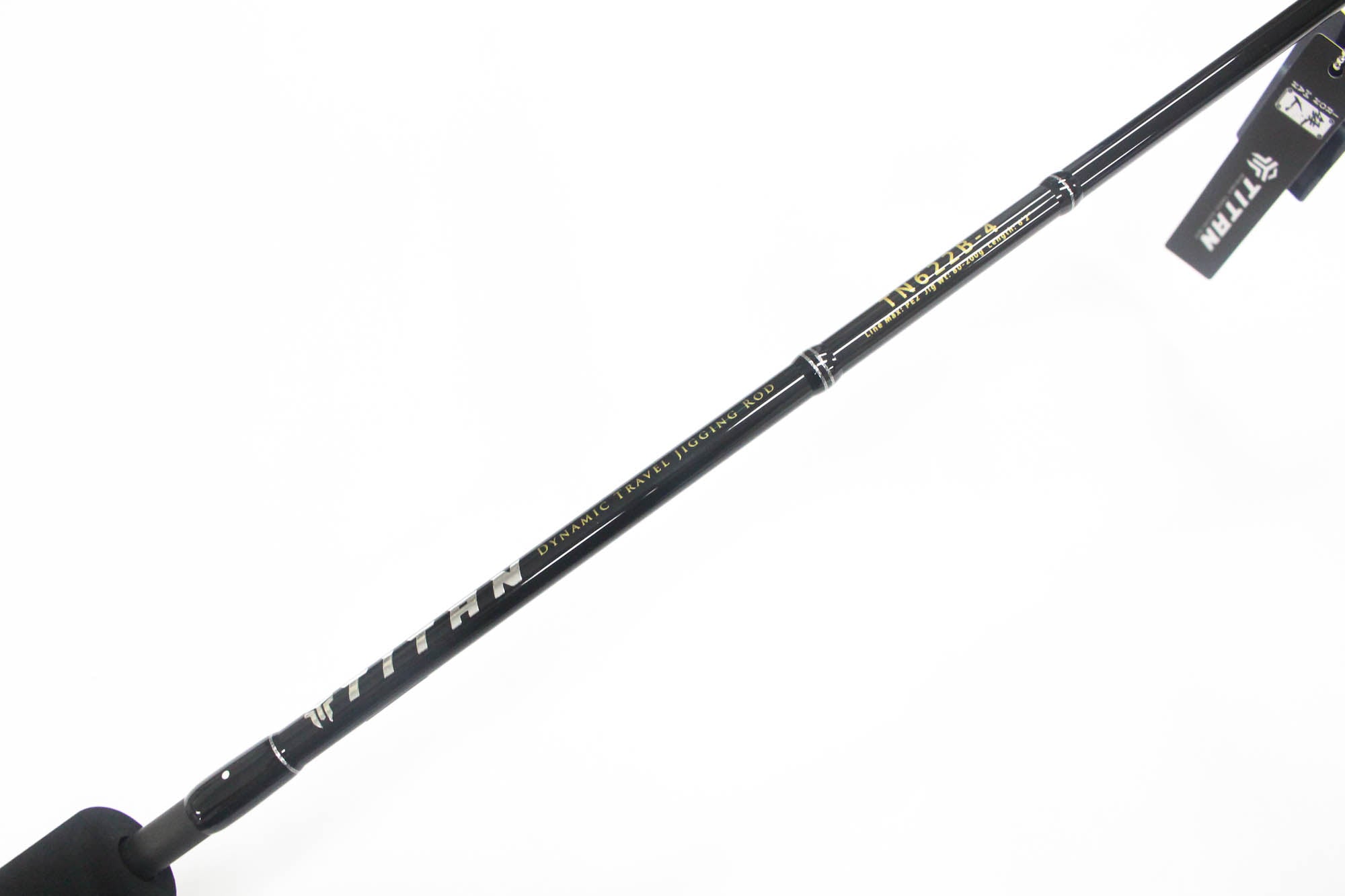 Iron Man Baitcast Rod Titan Jigging TN622B-4 Piece Travel Rod (2044)