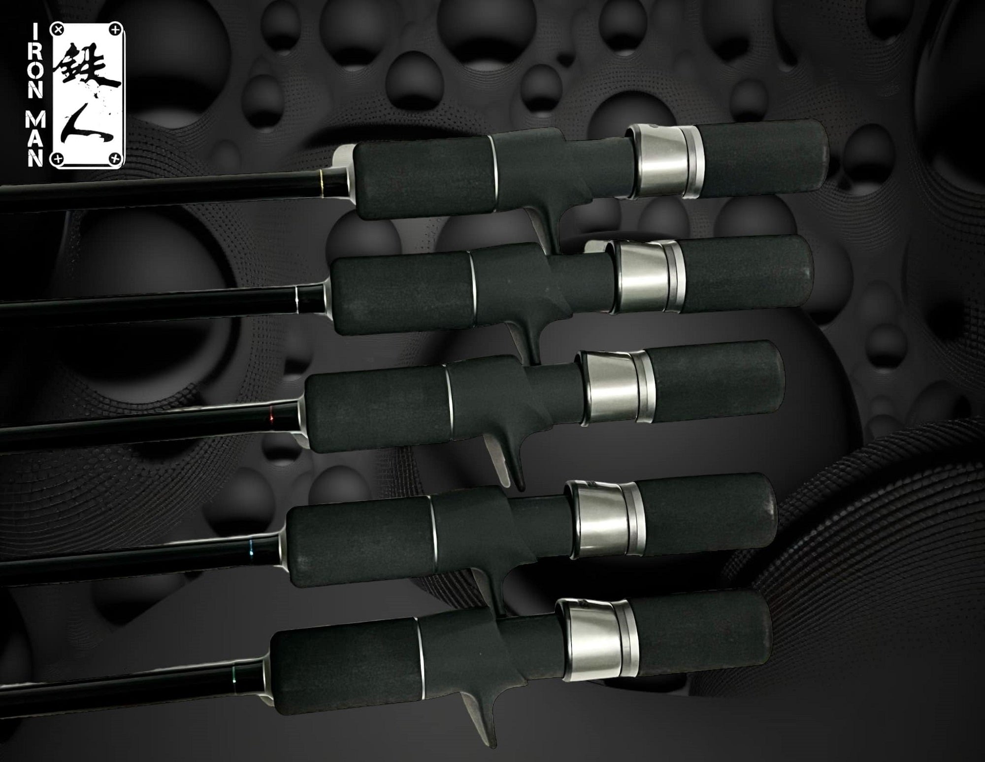 Iron Man Baitcast Rod Titan Jigging TN622B-4 Piece Travel Rod (2044)