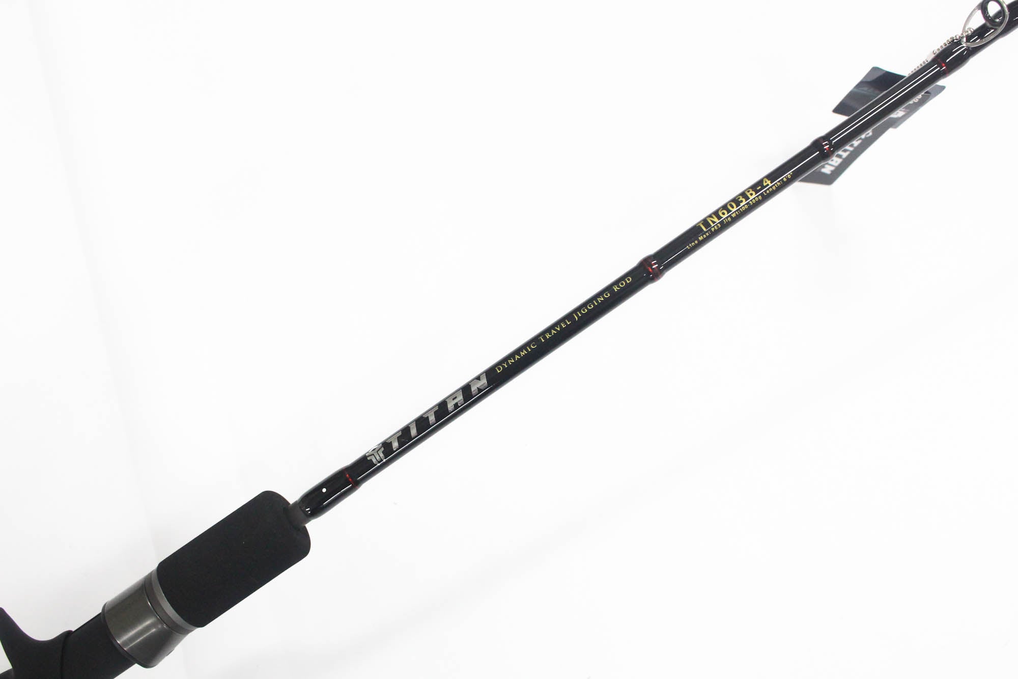 Iron Man Baitcast Rod Titan Jigging TN603B-4 Piece Travel Rod (2045)