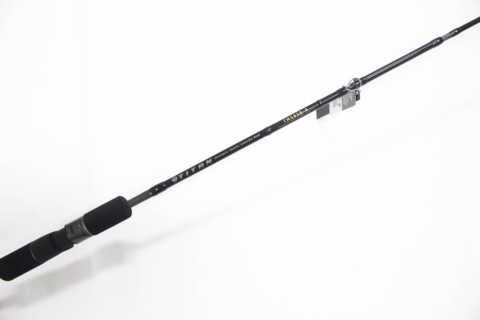 Iron Man Baitcast Rod Titan Jigging TN585B-4 Piece Travel Rod (2047)