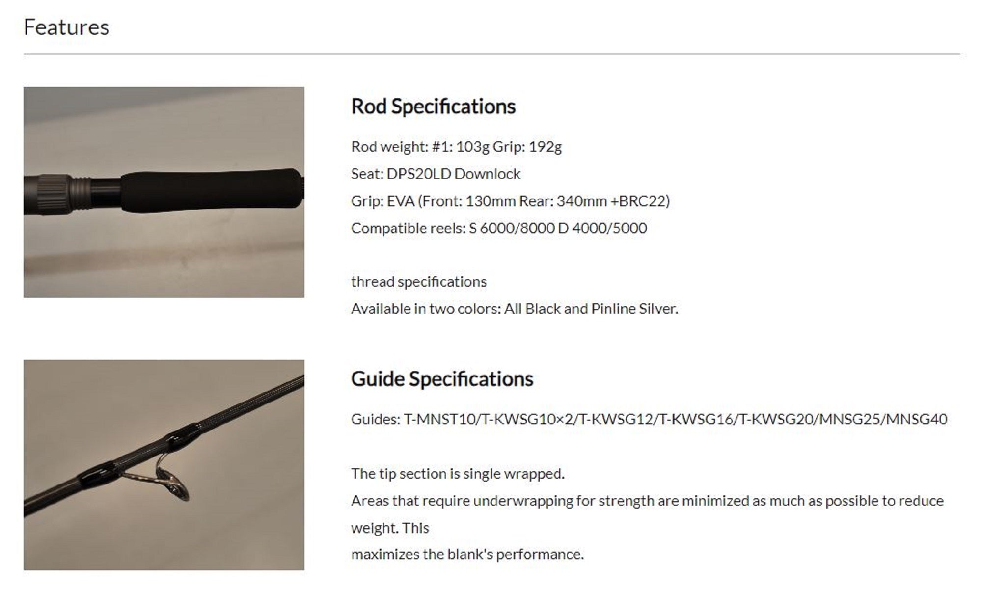 Truth Rod Spinning 844 Ocean Sprinter Japan (2301)