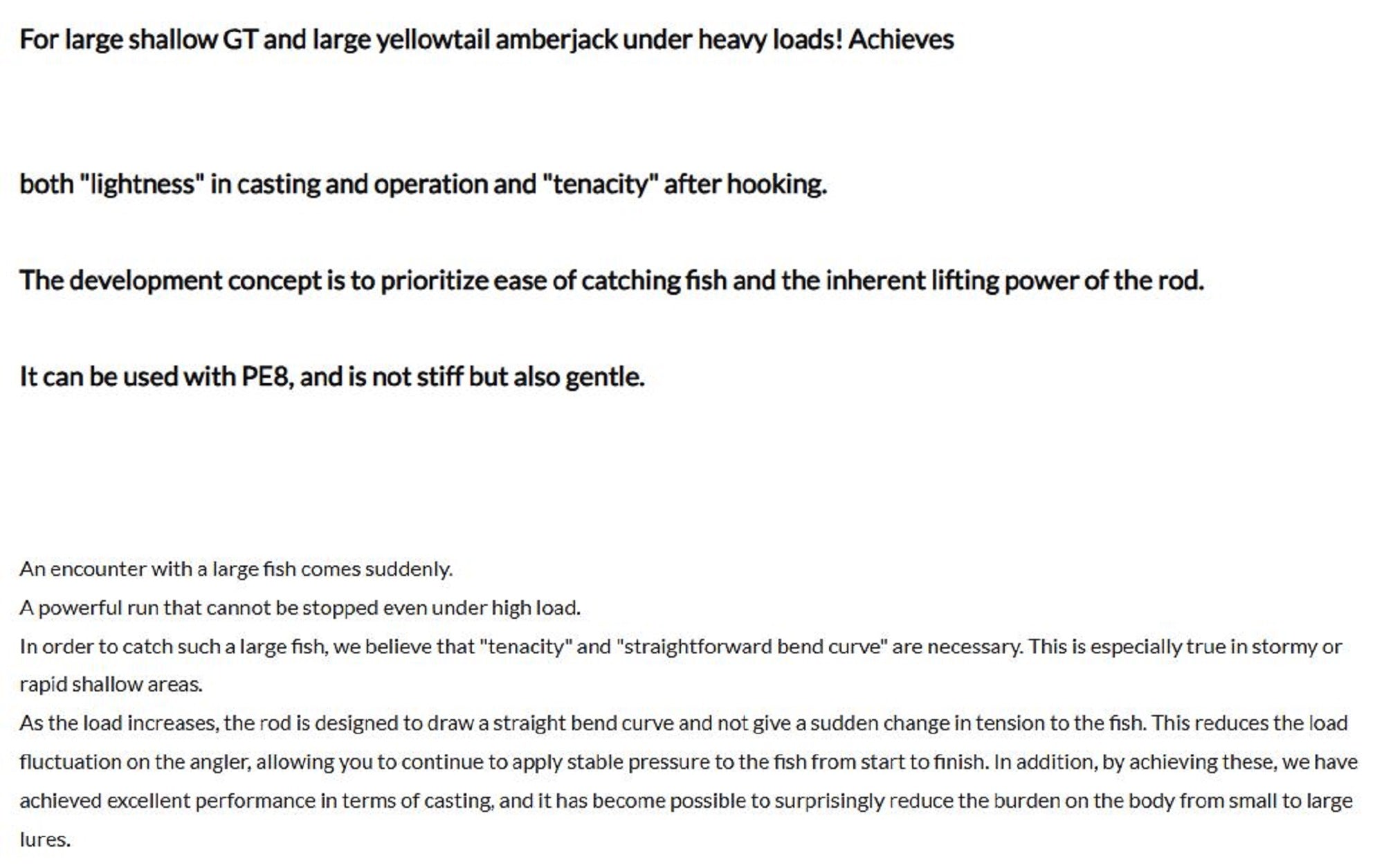 Truth Rod Spinning 8110 Ocean Sprinter Japan (2309)