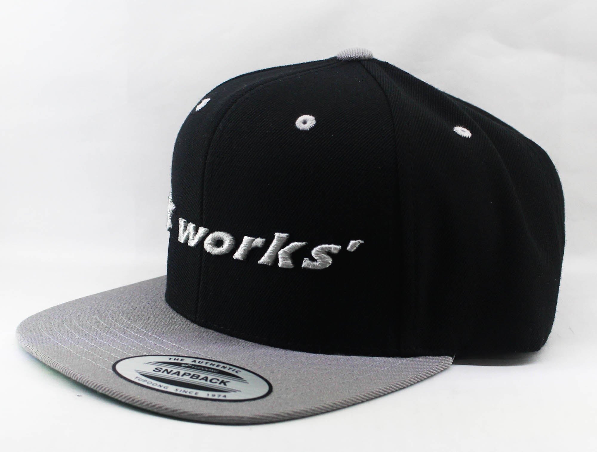 MC Works Cap Snapback Full Visor Black (2409)