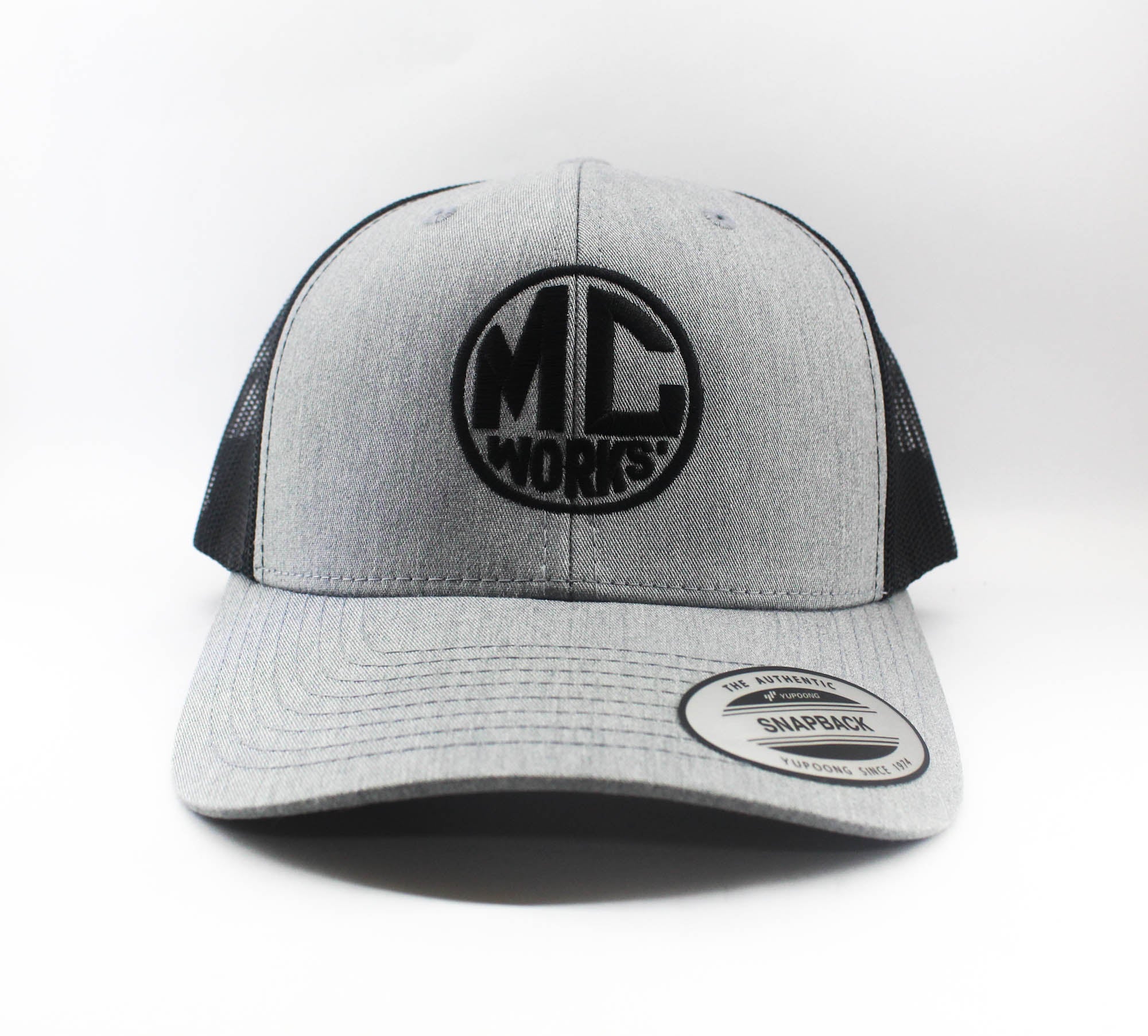 MC Works Cap Snapback Half Mesh Trucker 2026 Gray (2425)