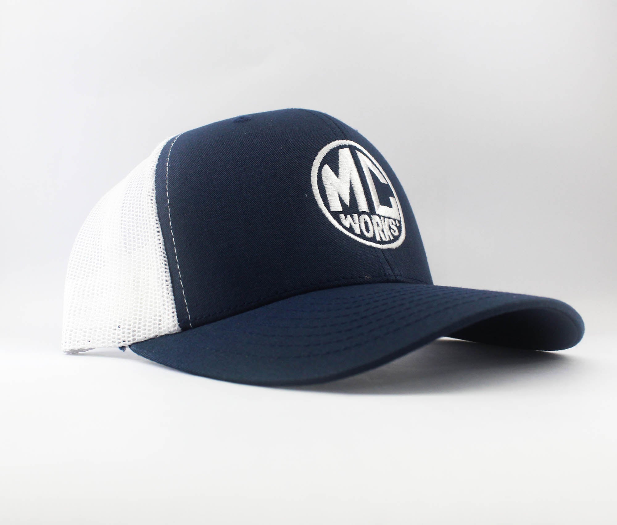 MC Works Cap Snapback Half Mesh Trucker 2026 Navy (2426)