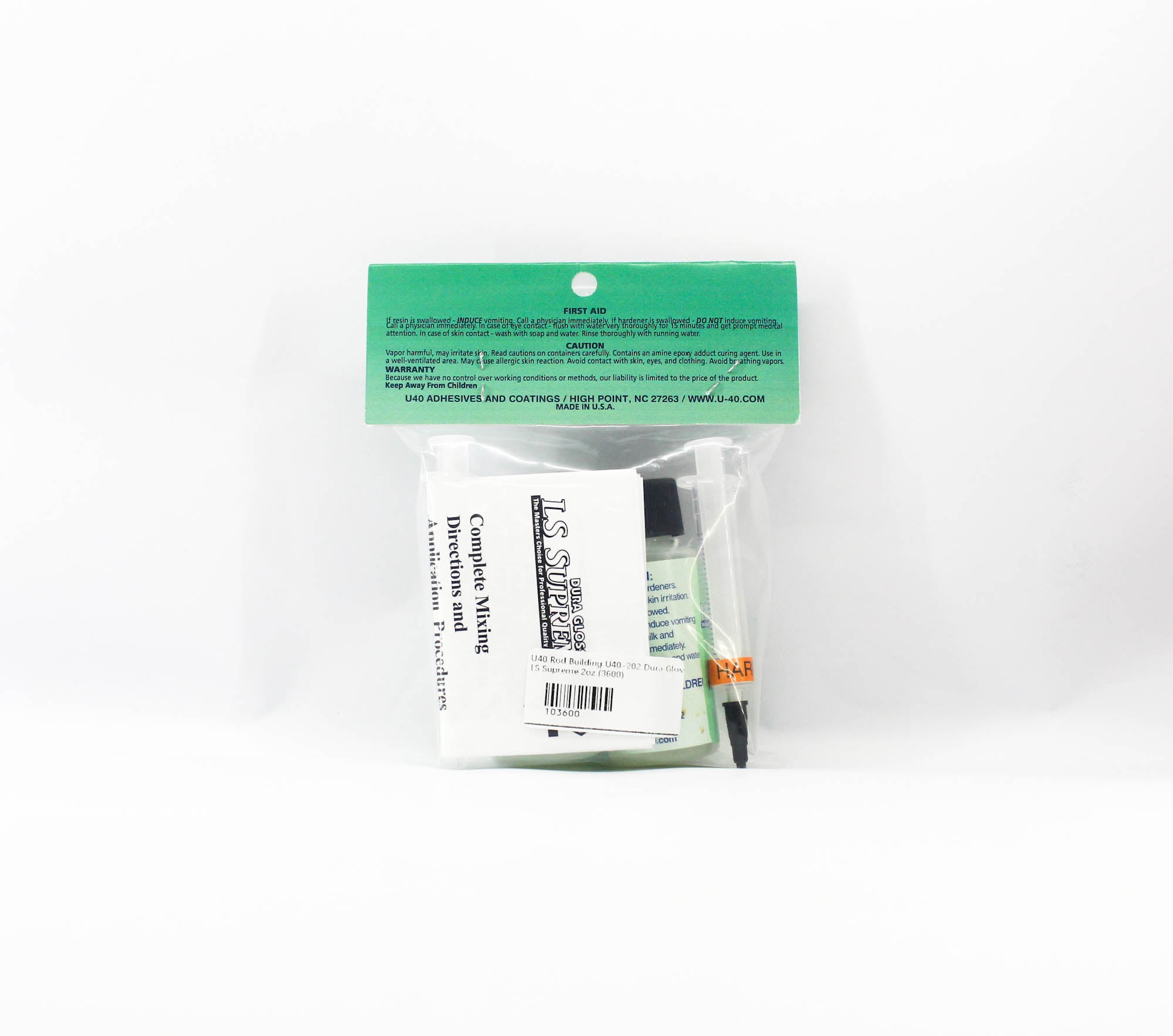 U40 Rod Building U40-202 Dura Gloss LS Supreme 2oz (3600)