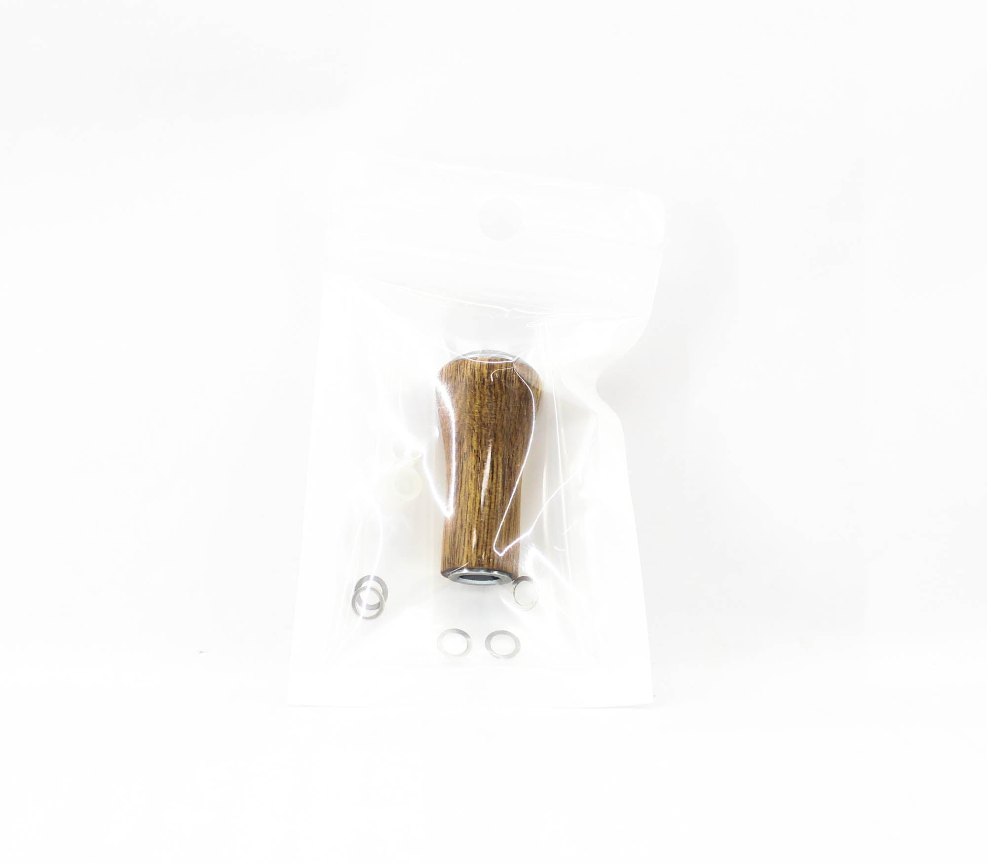 Rev Handle Knob 40 mm Wood Silver Shimano A Daiwa S (4533)