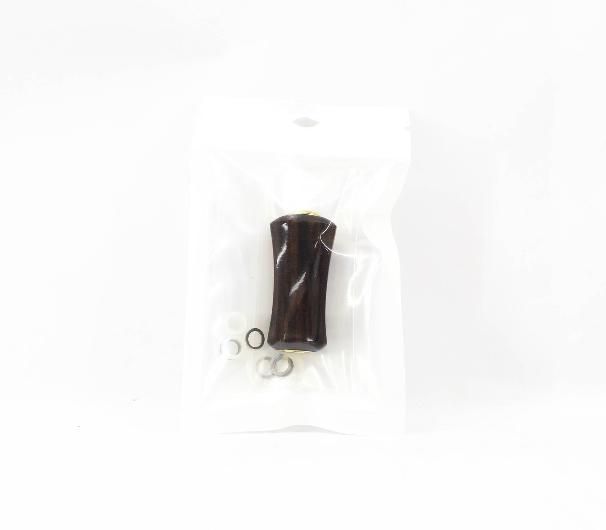 Rev Handle Knob Flat 35 mm Dark Wood Gold Shimano A Daiwa S (4544)