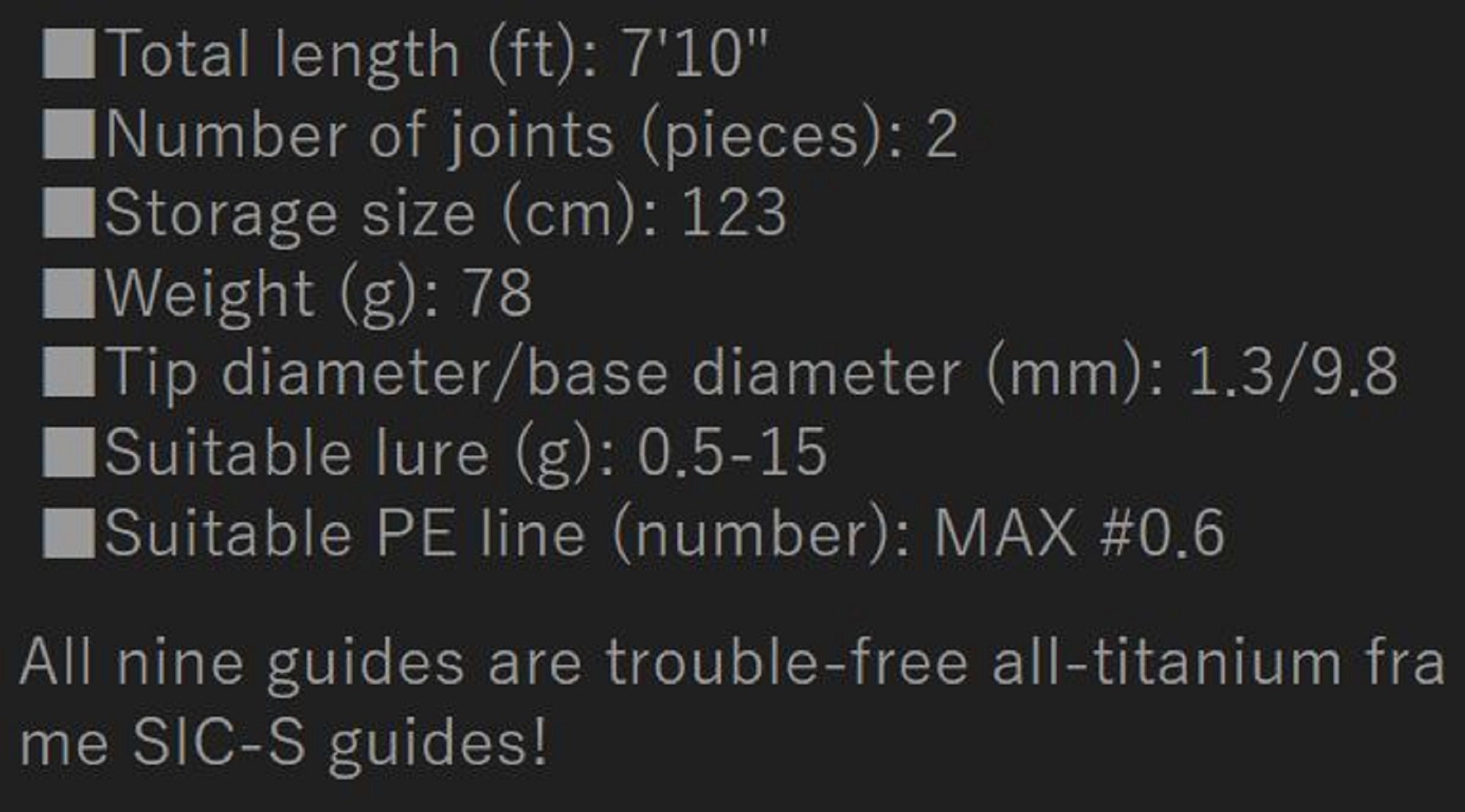 Le Game Rod Spinning X-Armatura XAR-71025 Light Game Reckow (7000)