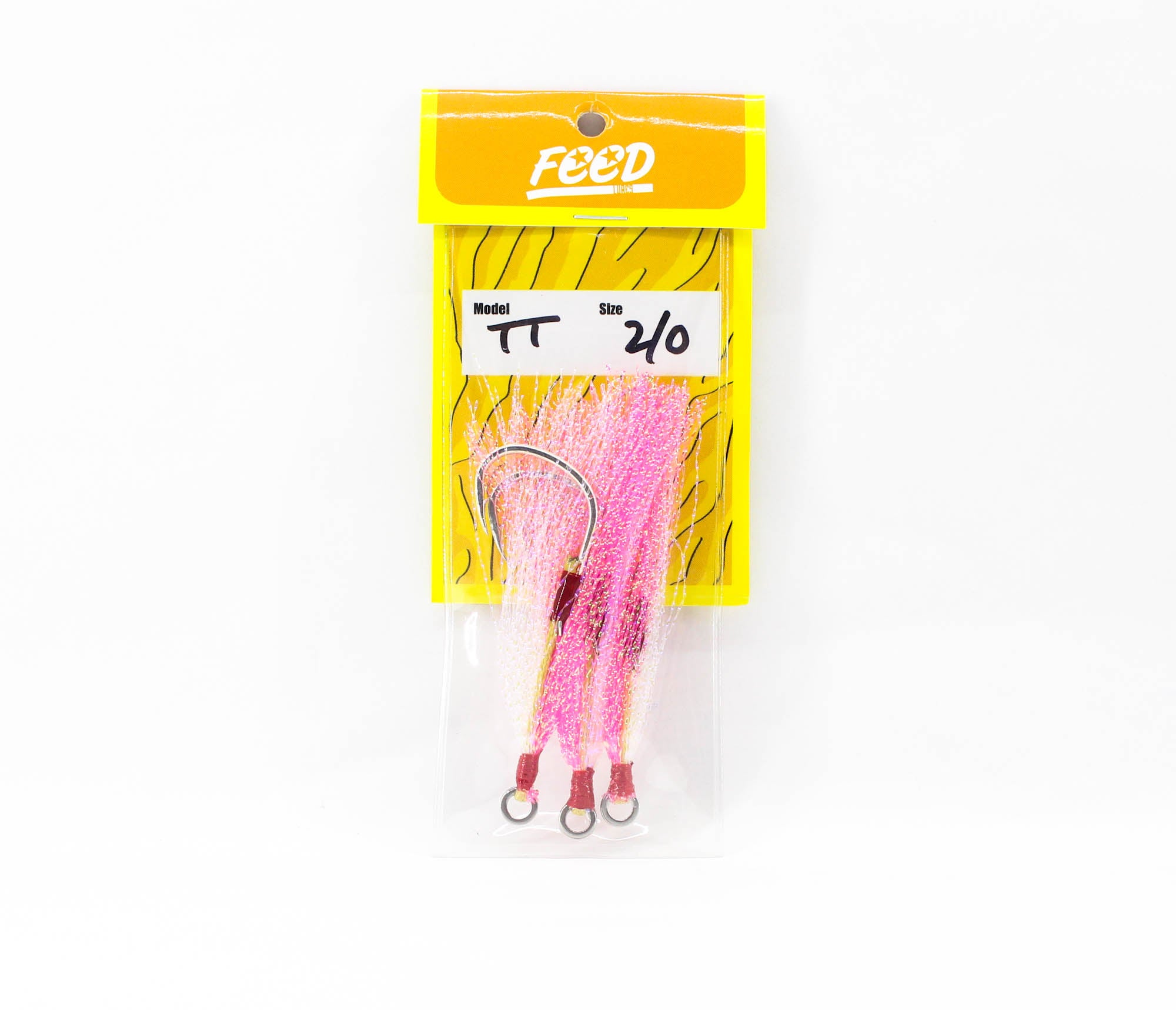 Feed Assist Hook Mack TT Single Size 2/0 Pink White (2112)