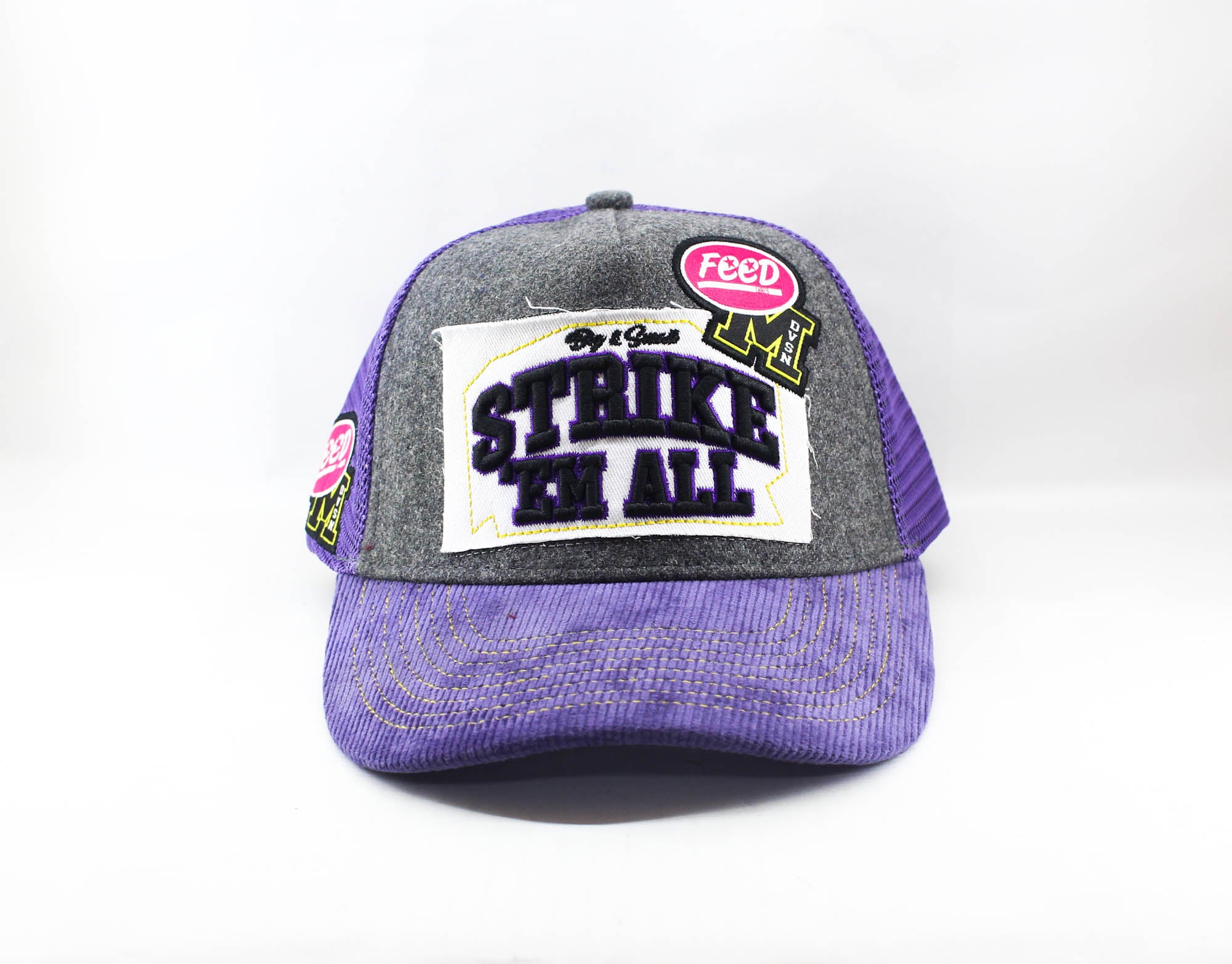 Feed Cap Feed x Mnstr Division Mesh Cap Free Size Purple (2132)