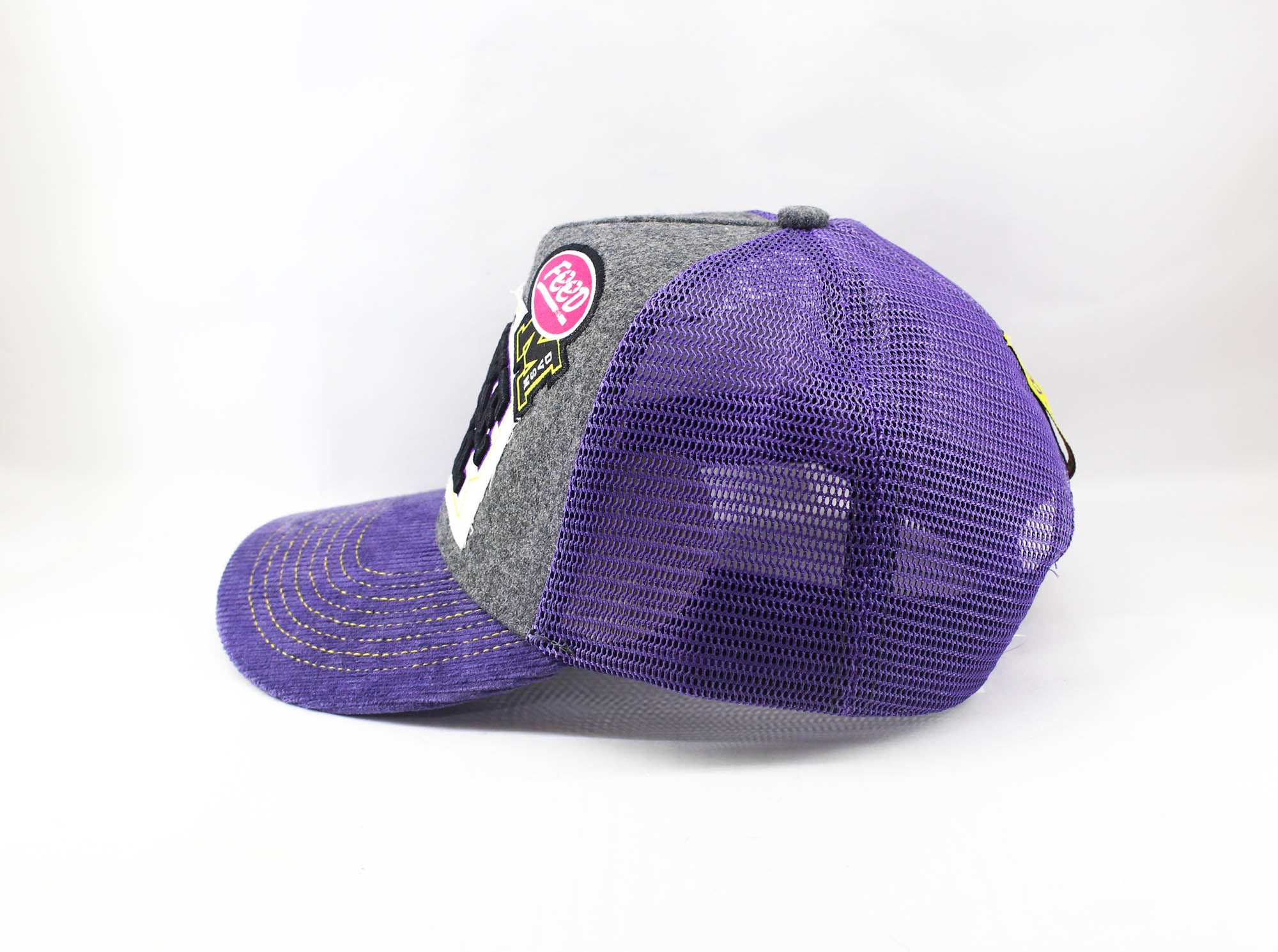 Feed Cap Feed x Mnstr Division Mesh Cap Free Size Purple (2132)