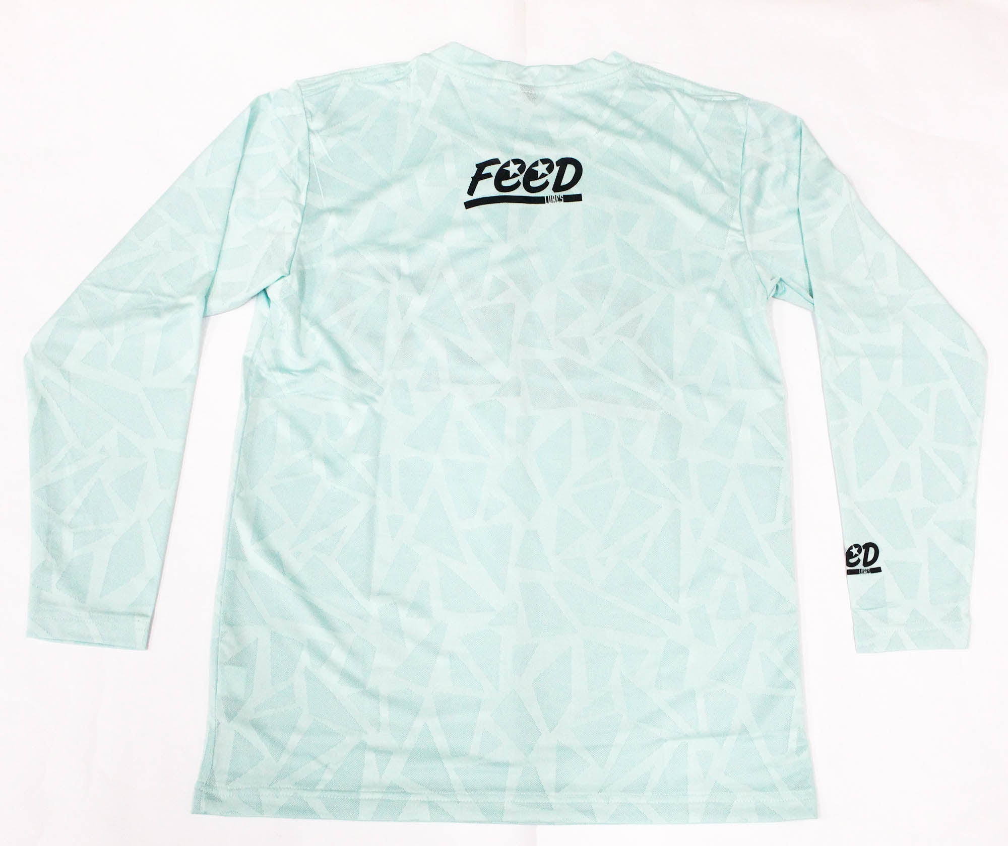 Feed T-Shirt Dry Fit Long Sleeve Size M Reef Turquoise (2165)