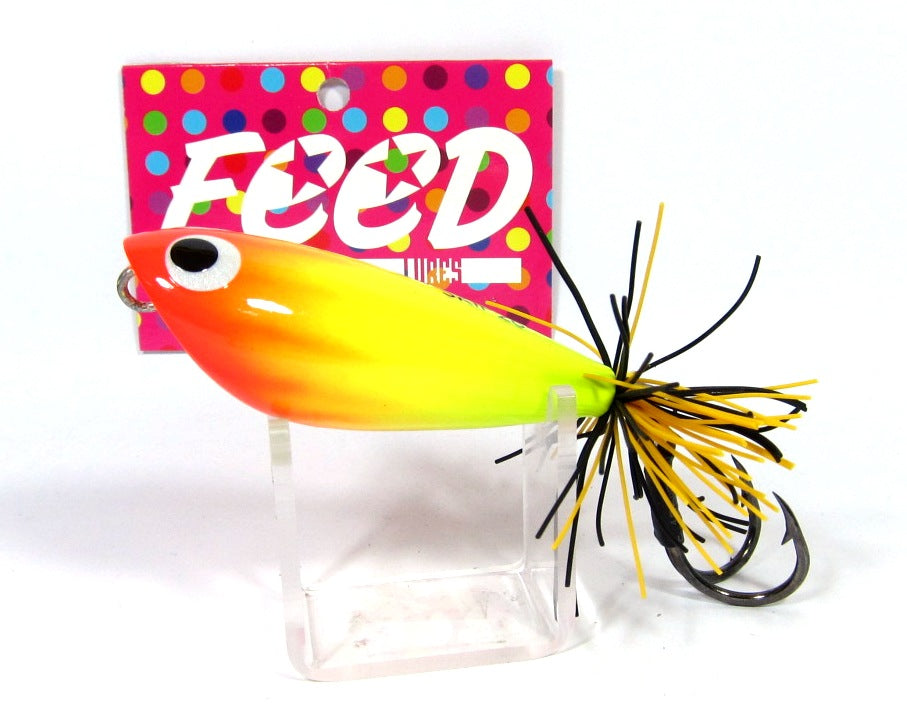 Feed Skip 28 Hand Made Wood Frog Floating Lure 28 grams 7 (3007)