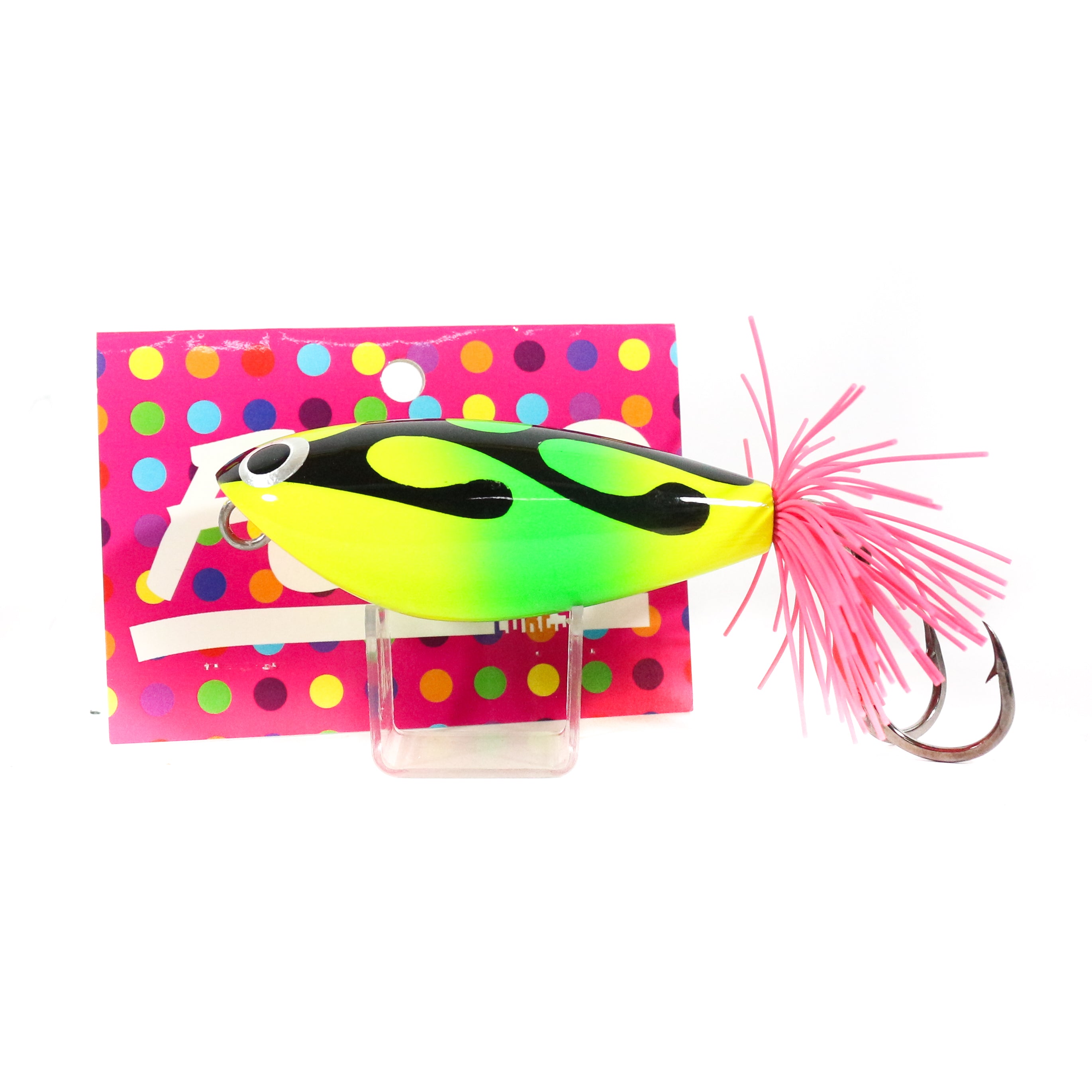 Feed Skip 28+ Hand Made Wood Frog Floating Lure 35 grams +10 (3110)