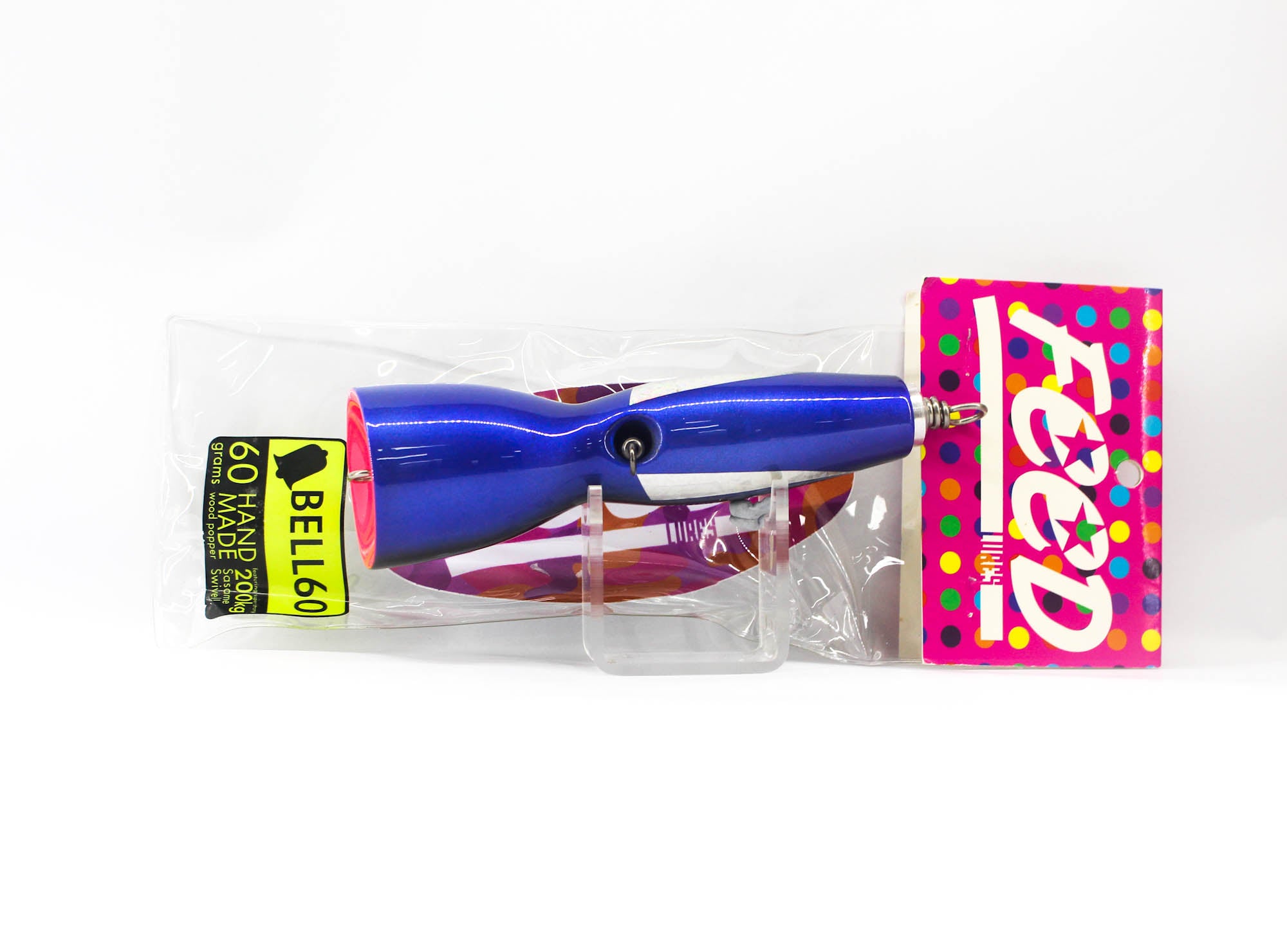 Feed Bell 60 Hand Made Wood Popper Floating Lure 60 grams 61 (7061)