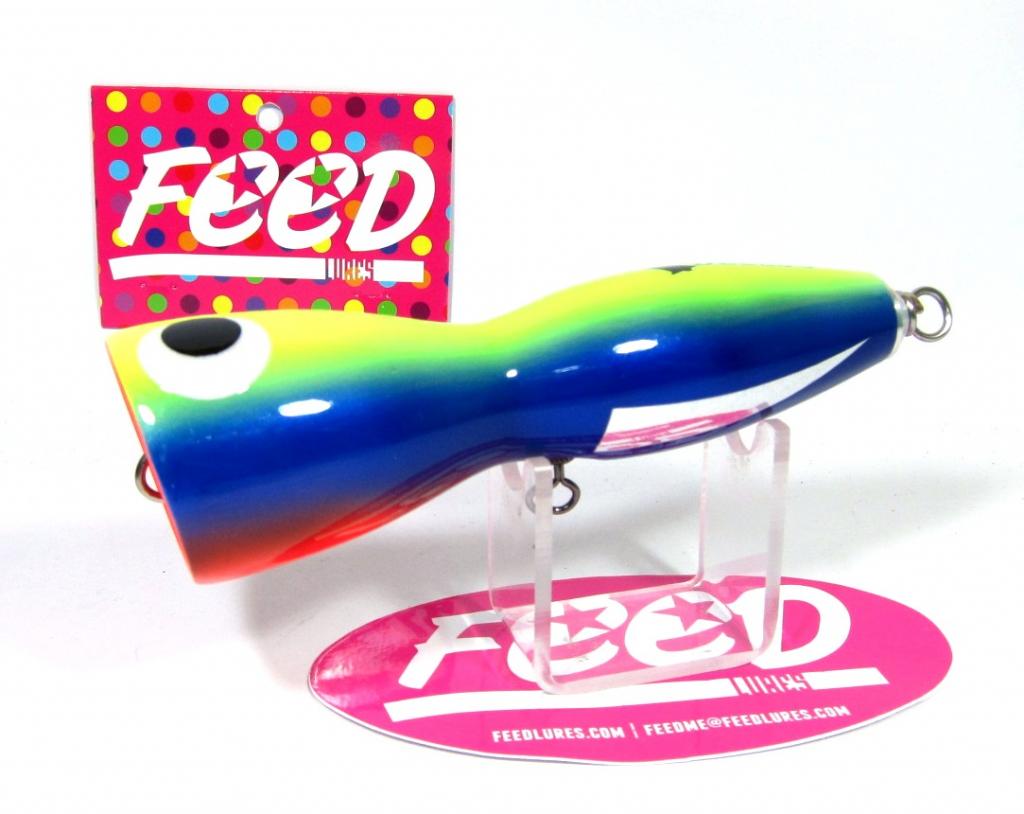 Feed Bell 120 Hand Made Wood Popper Floating Lure 120 grams 56 (8056)