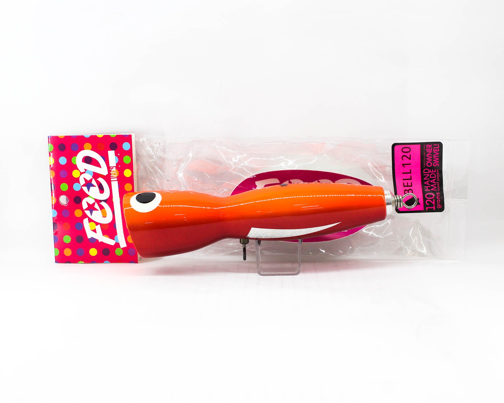 Feed Bell 120 Hand Made Wood Popper Floating Lure 120 grams 57 (8057)