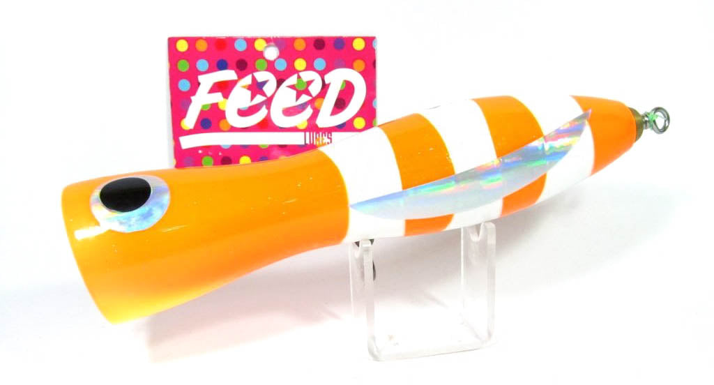 Feed Pin 135 Hand Made Wood Popper Floating Lure 135 grams 50 (1050)