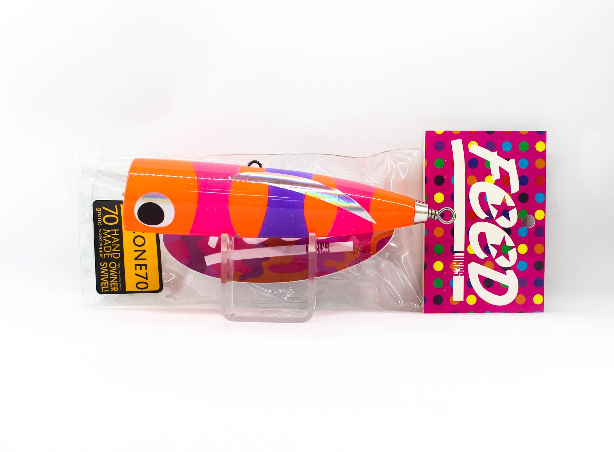 Feed Cone 70 Hand Made Wood Popper Floating Lure 70 grams 81 (5081)
