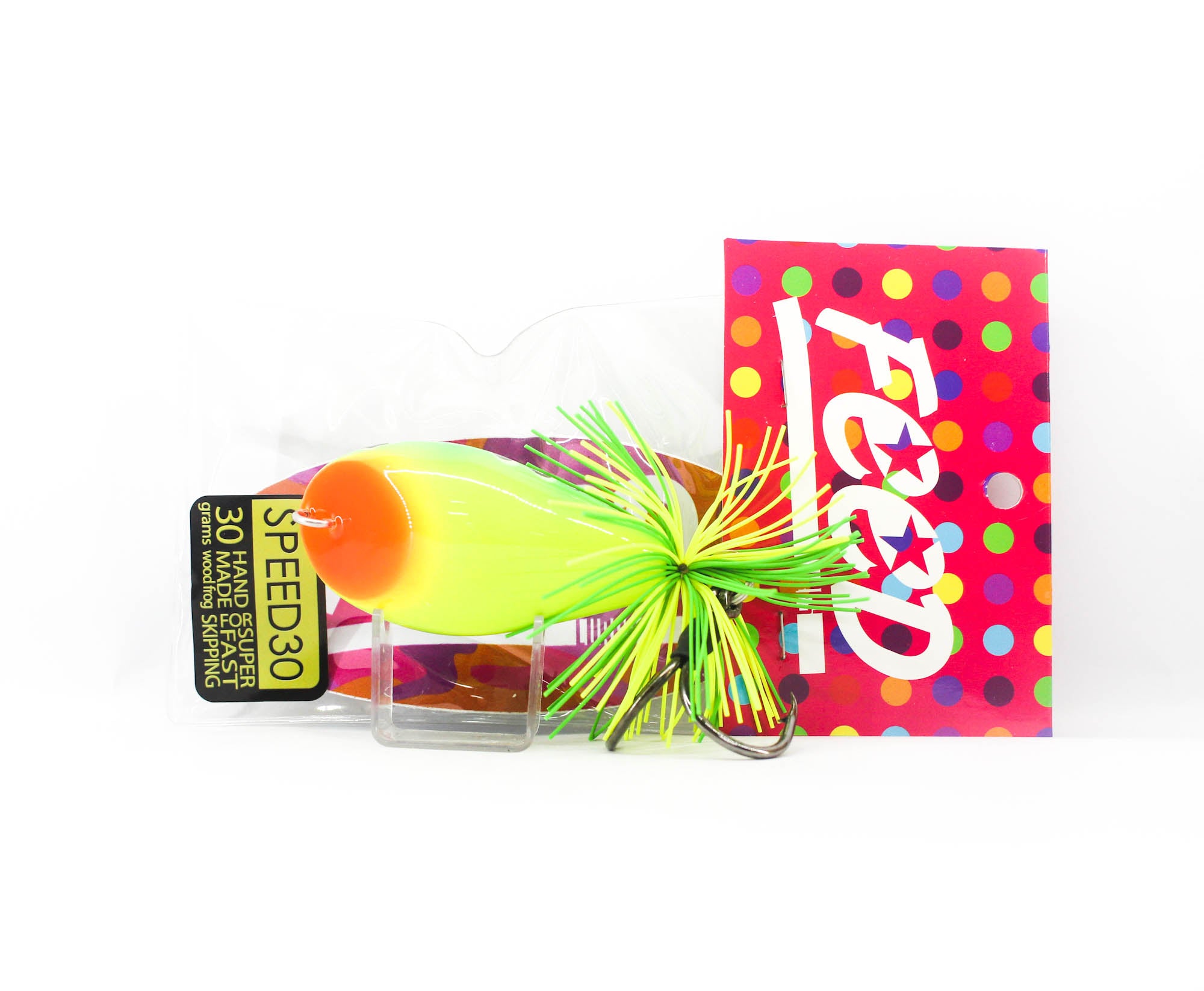 Feed Speed 30 Hand Made Wood Frog Floating Lure 30 grams 08 (1008)