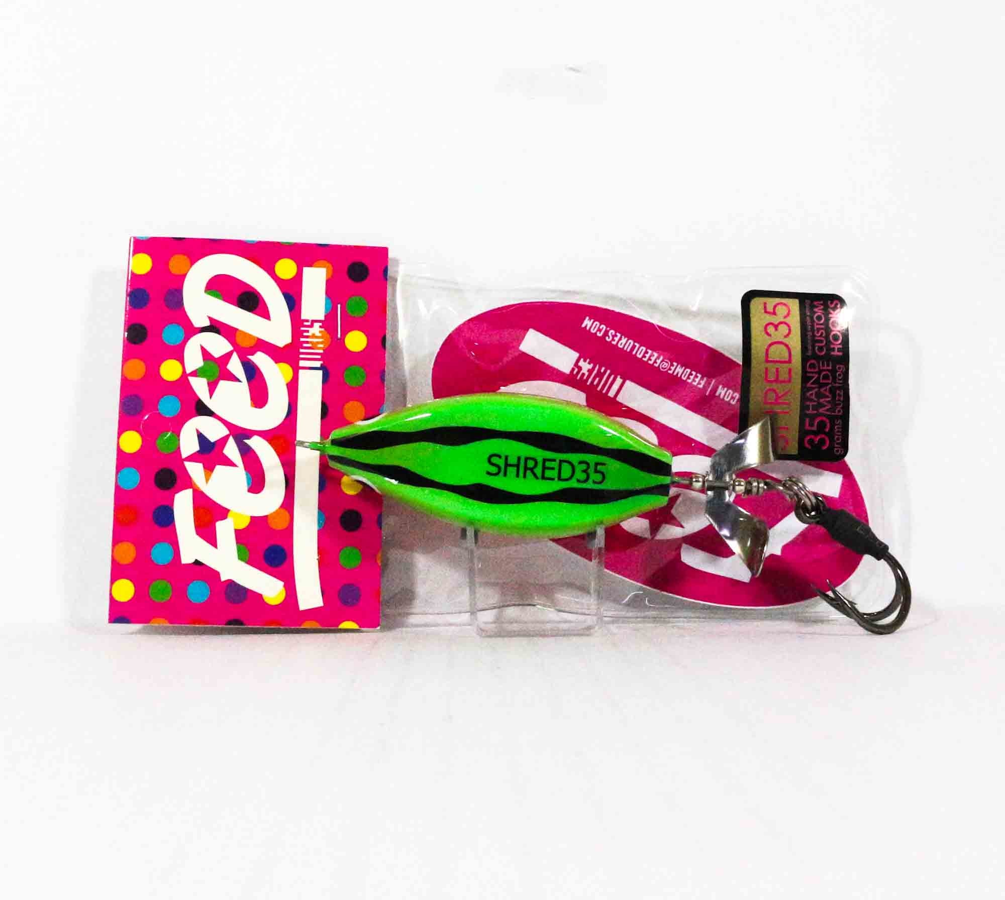 Feed Shred 35 Hand Made Buzz Frog Floating Lure 35 grams 098 (0098)
