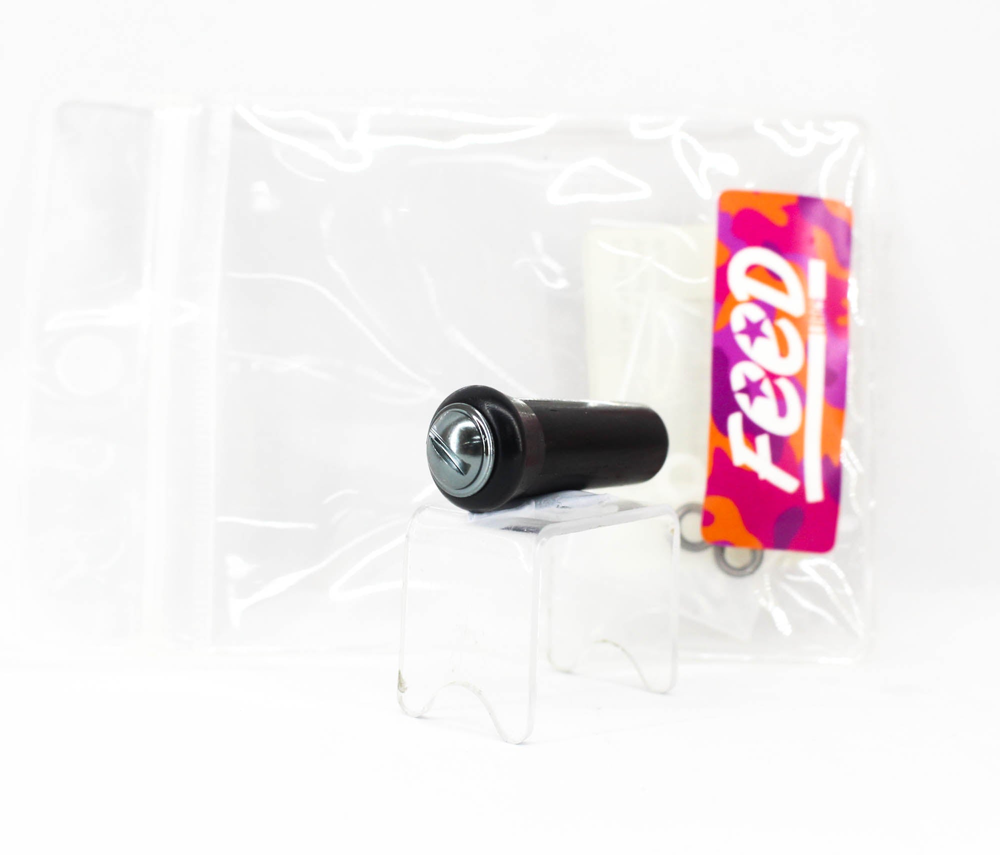 Feed Handle Knob HM Wood 33mm Straight Dark Wood (7260)