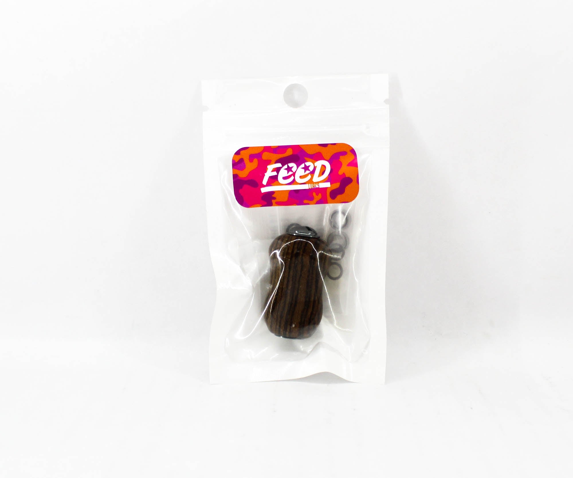 Feed Handle Knob HM Wood 33mm I Shape Chestnut Wood (7266)