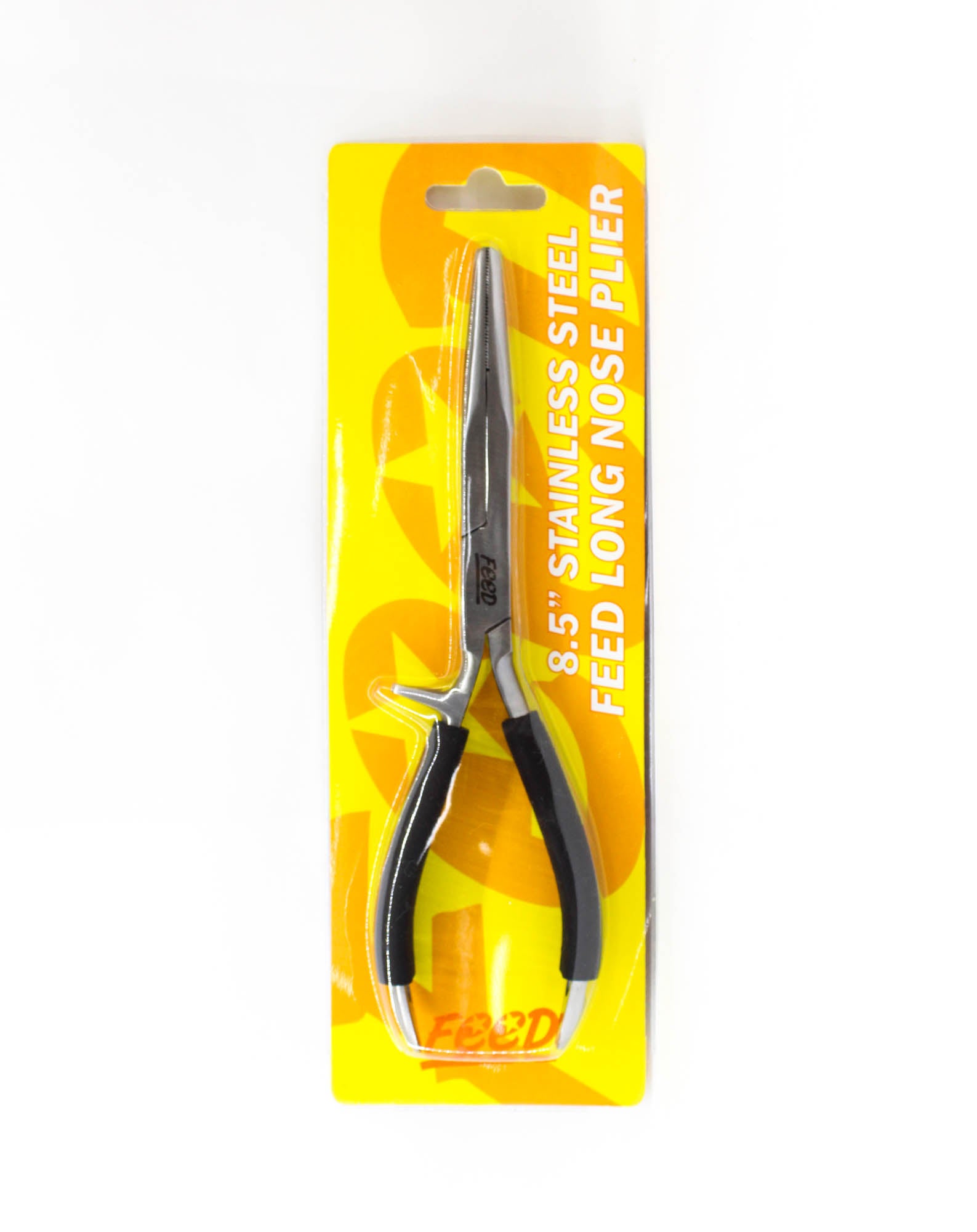 Feed Pliers Long Nose Stainless Steel 8.5 Inches Silver (7267)