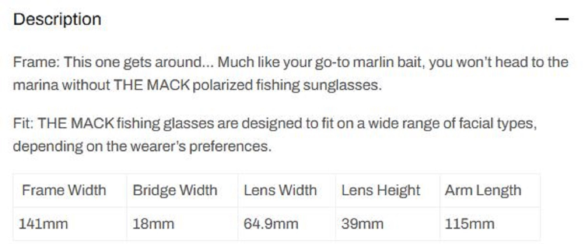 Pelagic 1501 Sunglasses Polarized The Mack ZZ12 (3530)