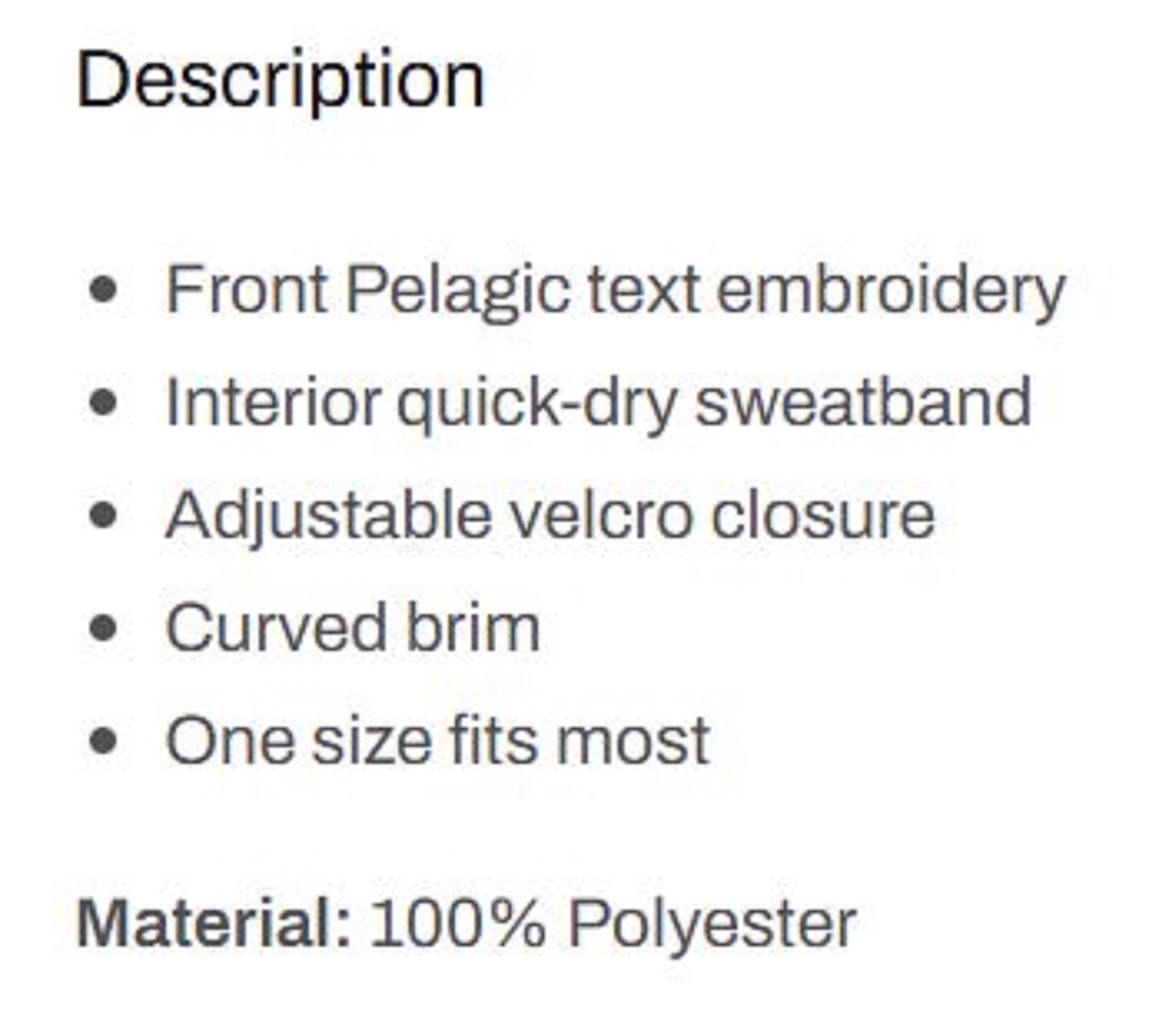 Pelagic 1207 Visor Performance Smokey BLU Size Free (0822)