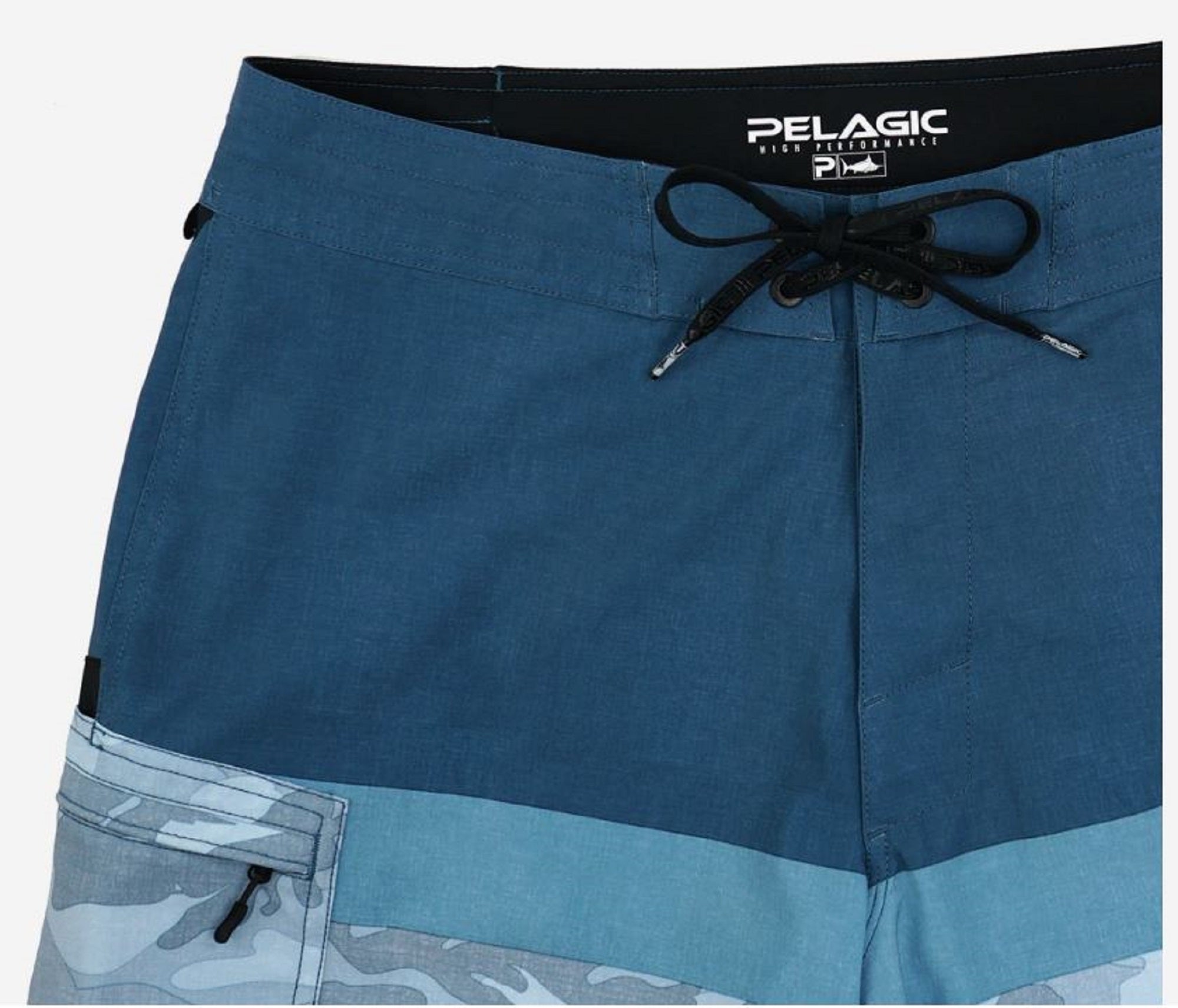 Pelagic 1001 Shorts Board Shorts 21 Inch Blue Water C Slate Size 32 (6113)