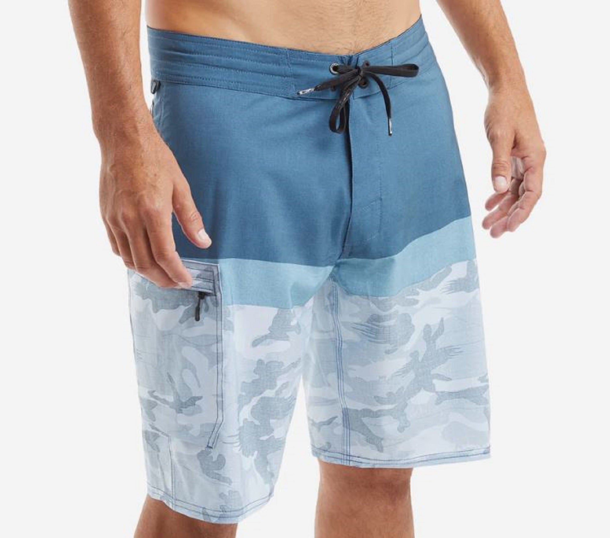 Pelagic 1001 Shorts Board Shorts 21 Inch Blue Water C Slate Size 32 (6113)