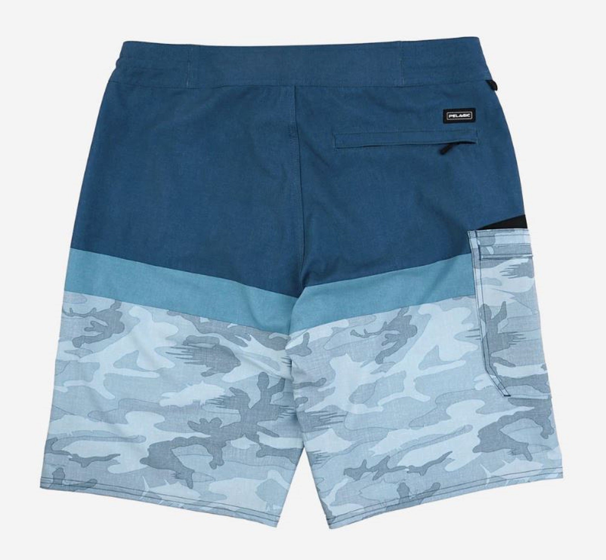 Pelagic 1001 Shorts Board Shorts 21 Inch Blue Water C Slate Size 34 (6137)