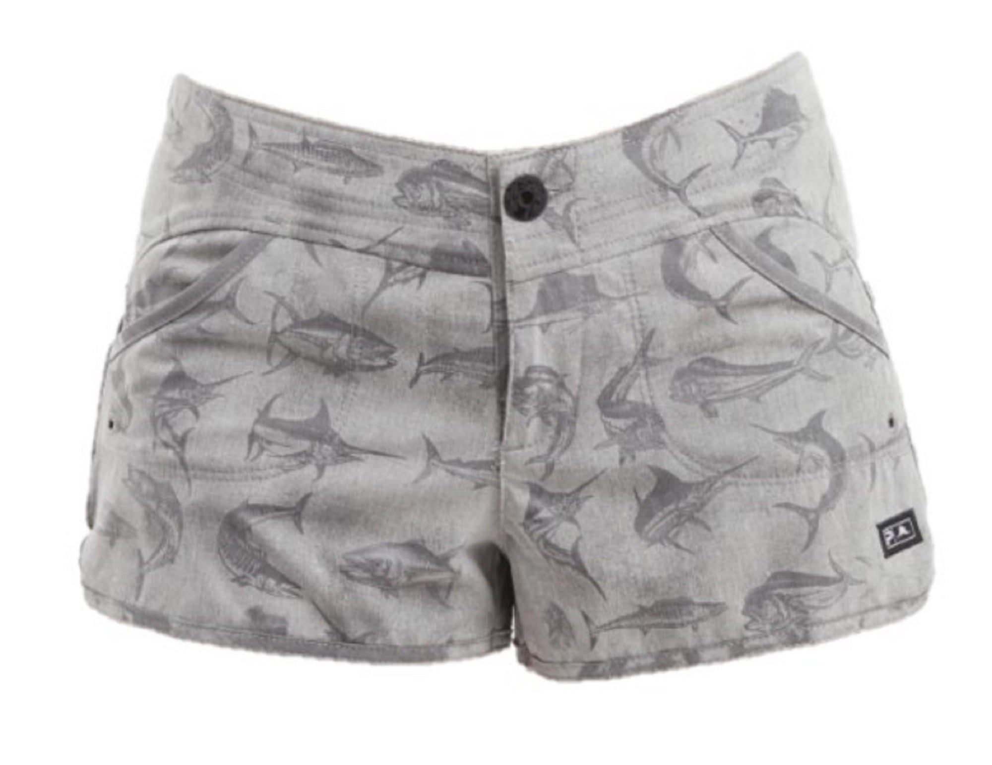 Pelagic 2002 Womens Shorts Deep Sea GRY Size 8 (3936)