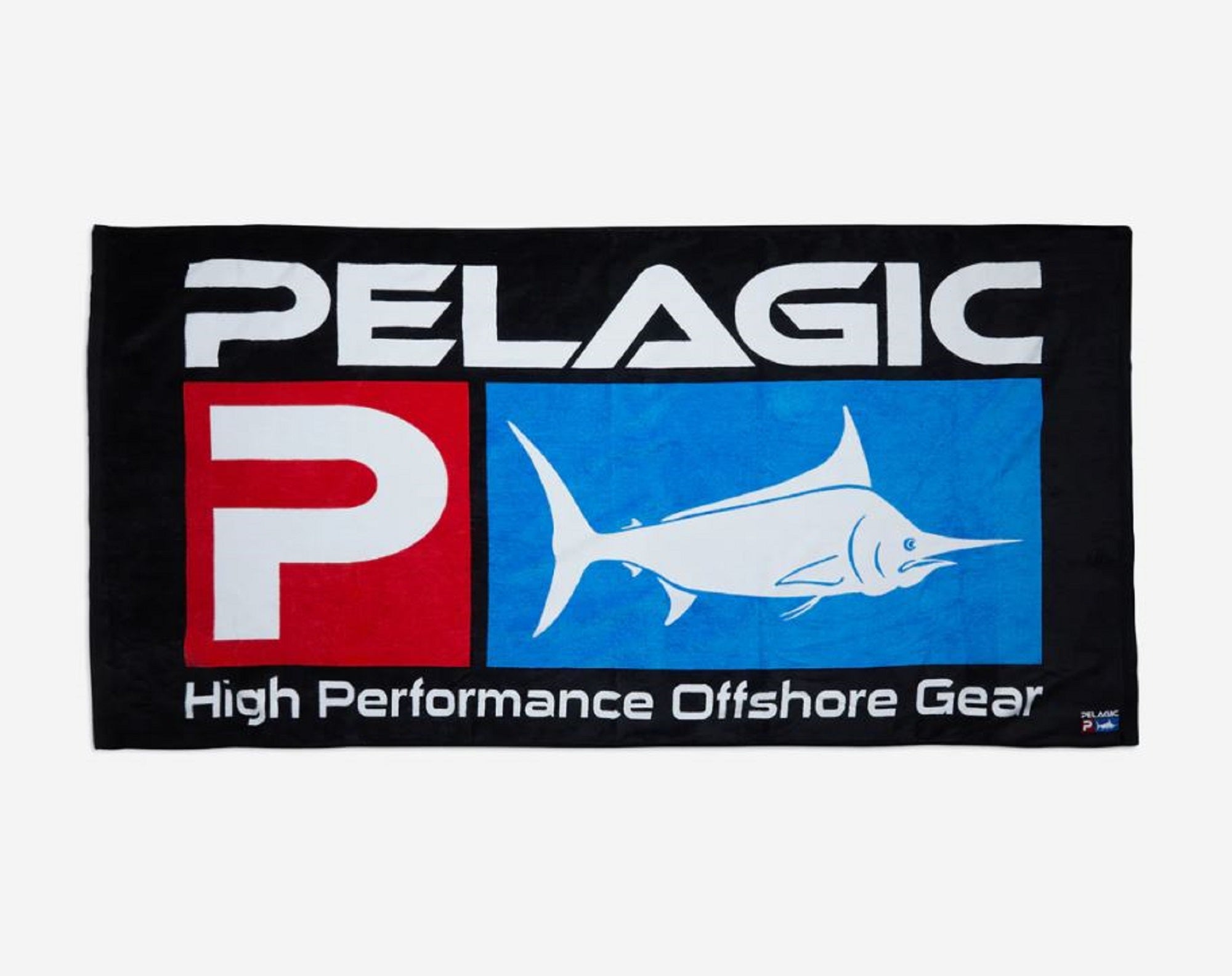 Pelagic 1260 Towel Deluxe BLK (5199)