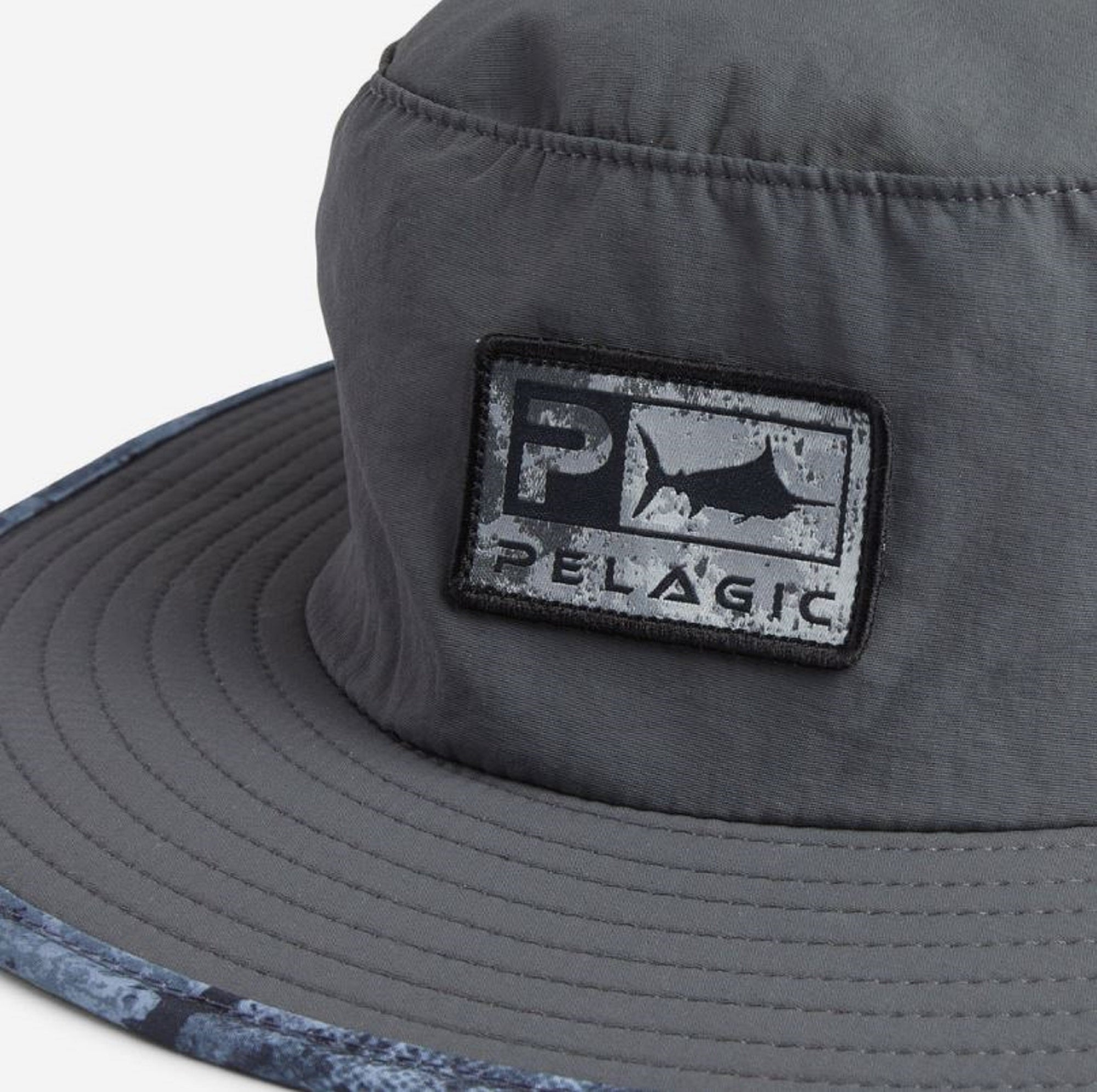 Pelagic 1204 Hat Bucket Sunsetter Pro Open Seas BLK Size Free (3123)