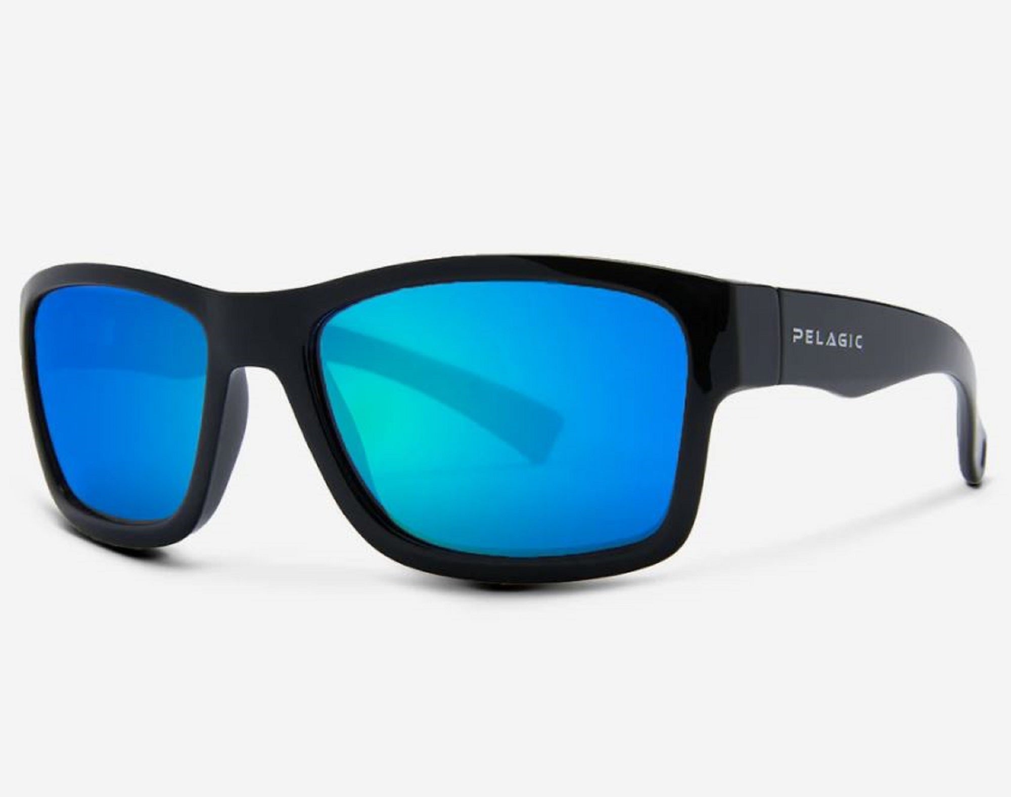 Pelagic 1501 Sunglasses Glass Polarized Ballyhoo BKBL (0720)