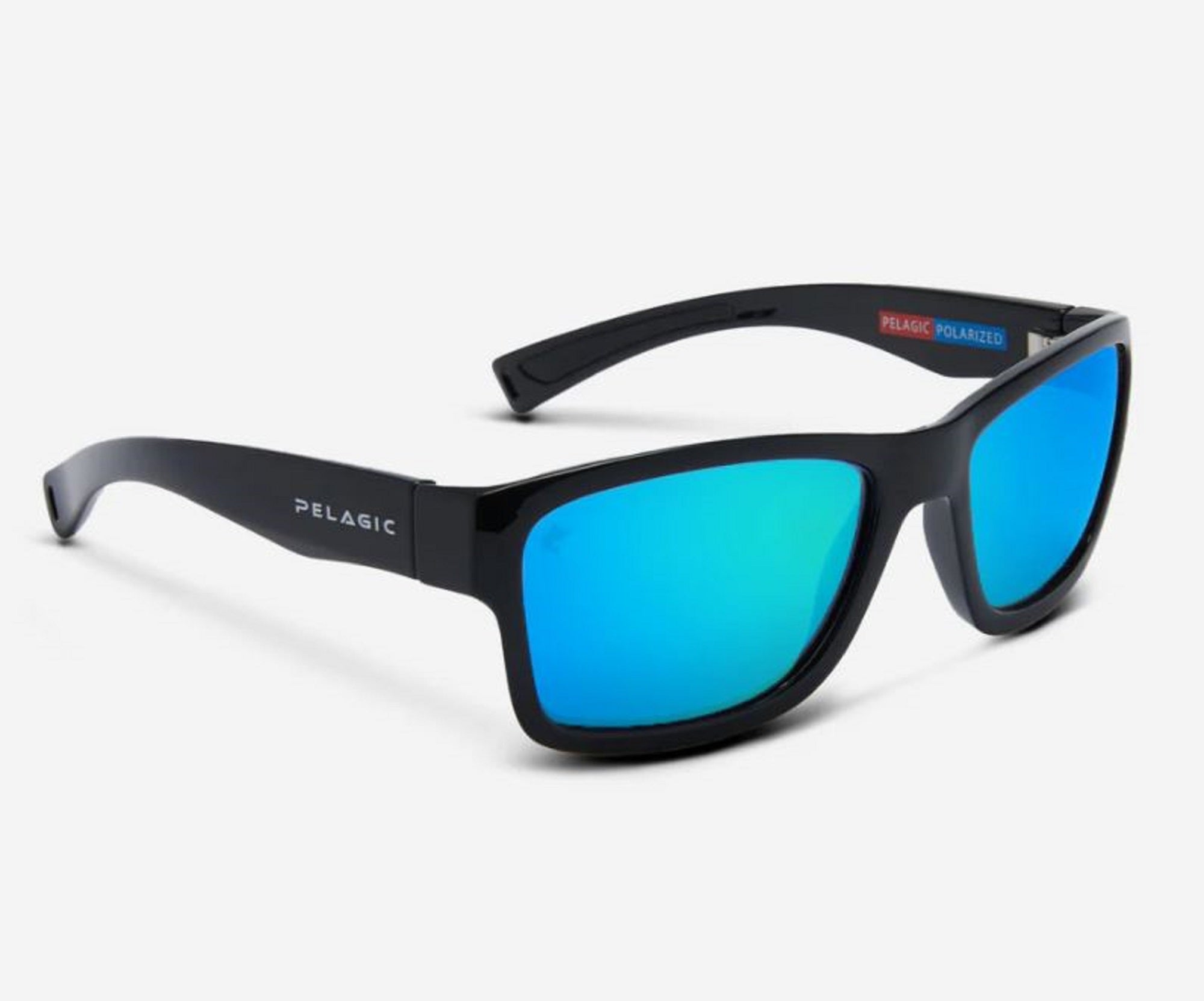 Pelagic 1501 Sunglasses Glass Polarized Ballyhoo BKBL (0720)
