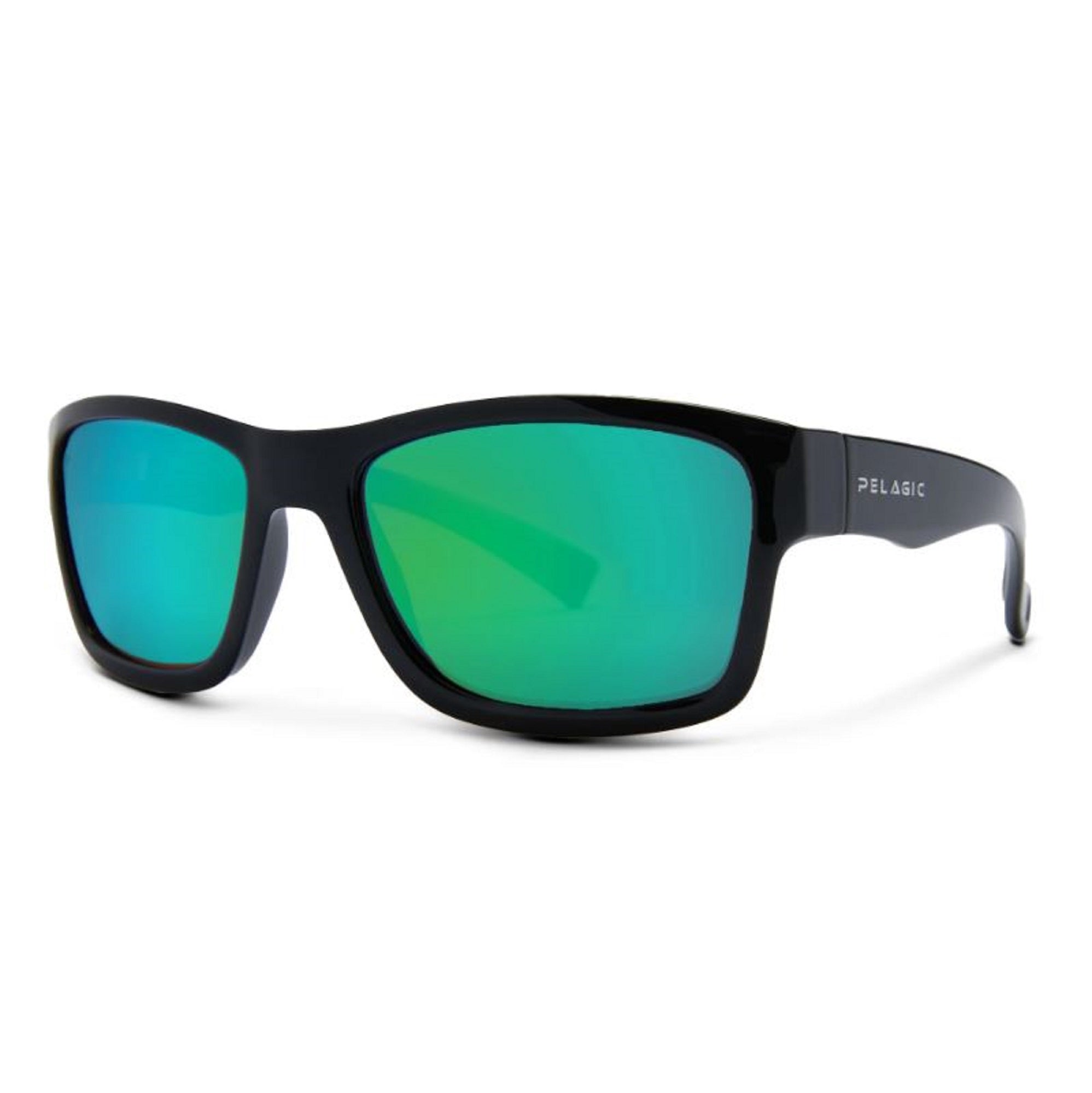 Pelagic 1501 Sunglasses Glass Polarized Ballyhoo BKGR (0744)
