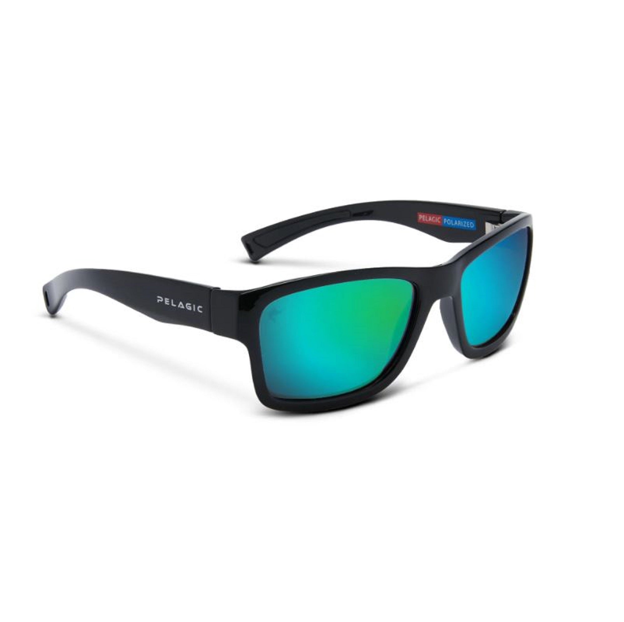 Pelagic 1501 Sunglasses Glass Polarized Ballyhoo BKGR (0744)