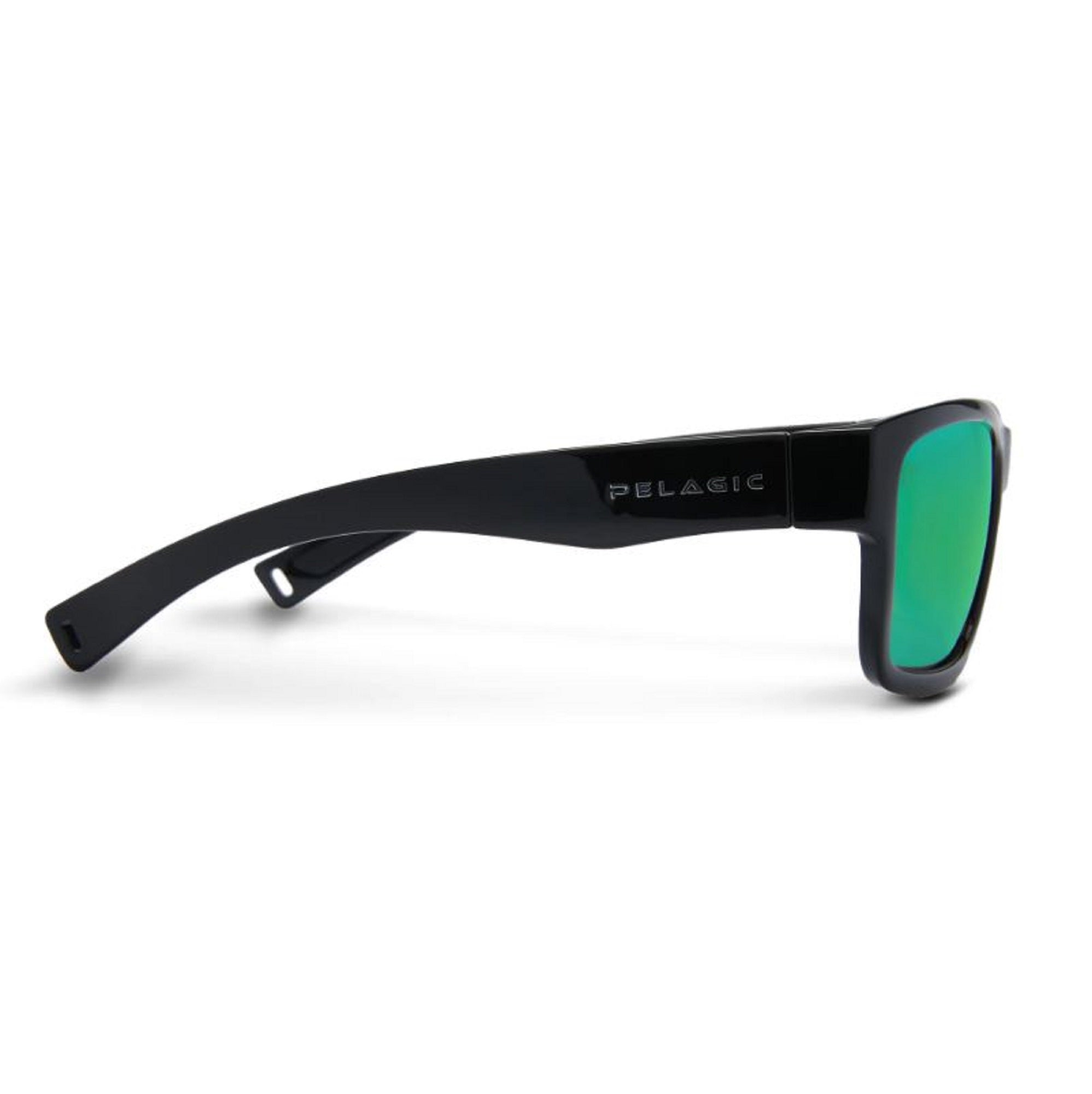 Pelagic 1501 Sunglasses Glass Polarized Ballyhoo BKGR (0744)