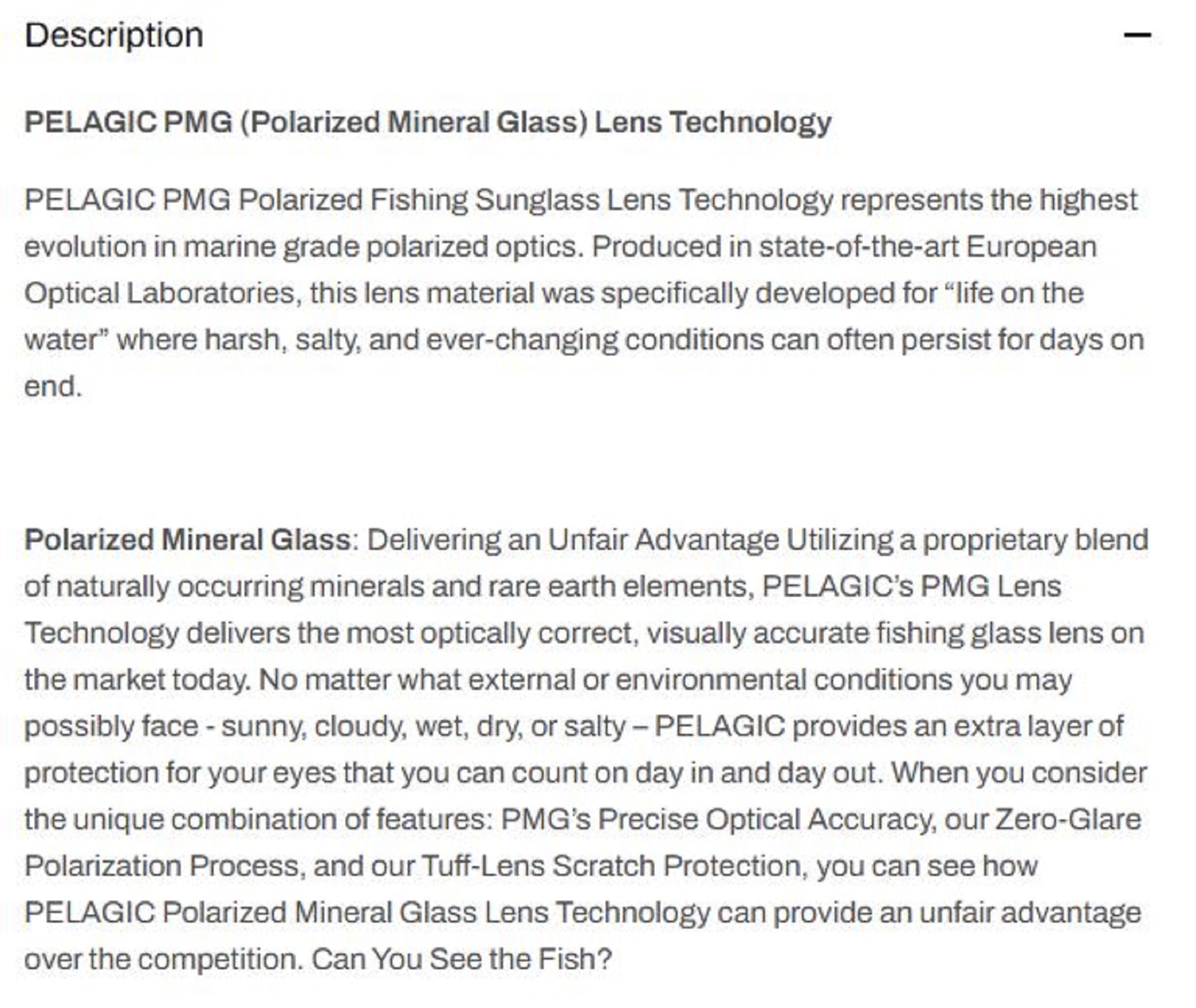 Pelagic 1501 Sunglasses Glass Fish Whistle BKGR (0805)