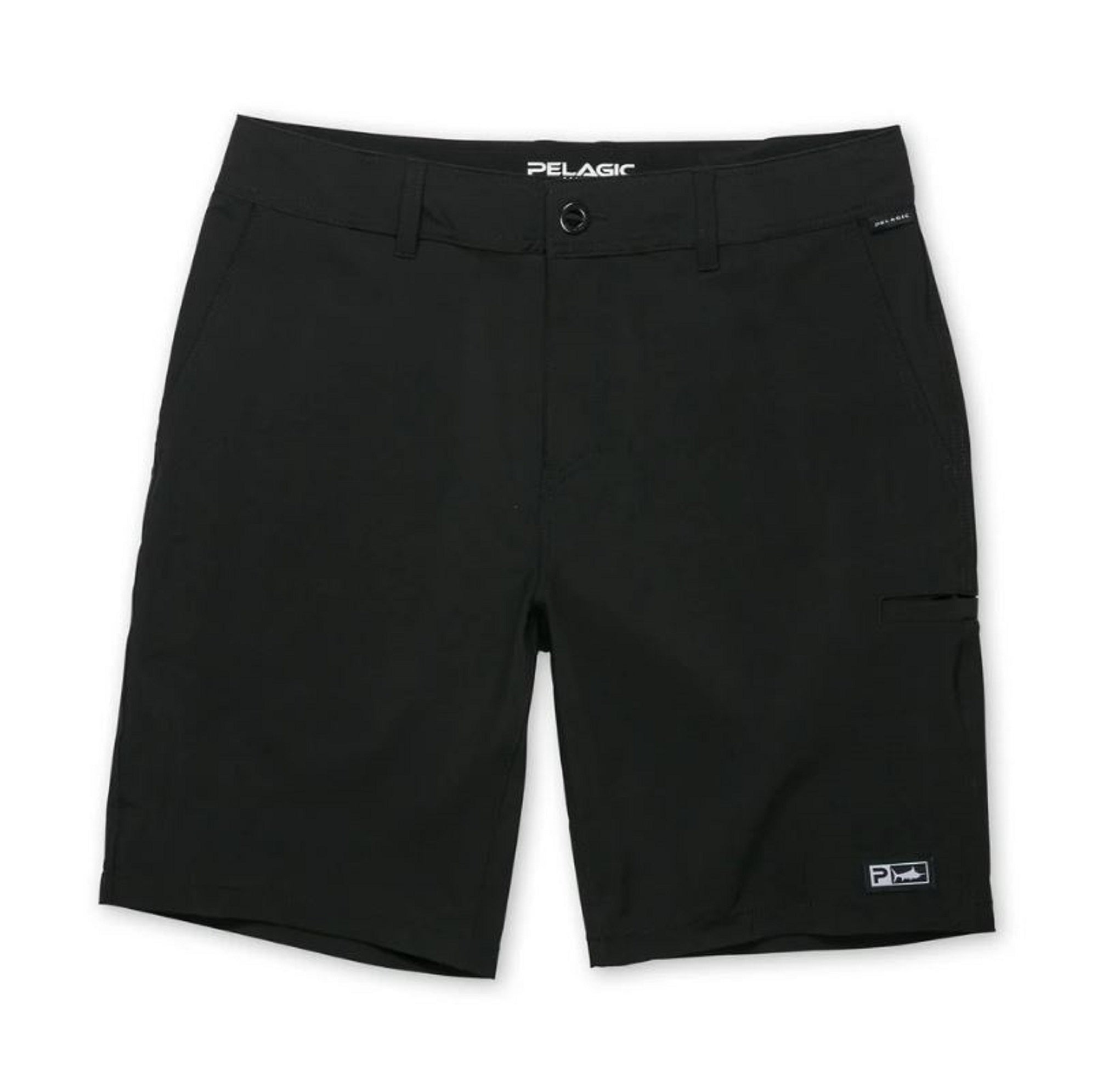 Pelagic 1002 Shorts Hybrid 20 Inches Mako BLK Size 34 (3240)